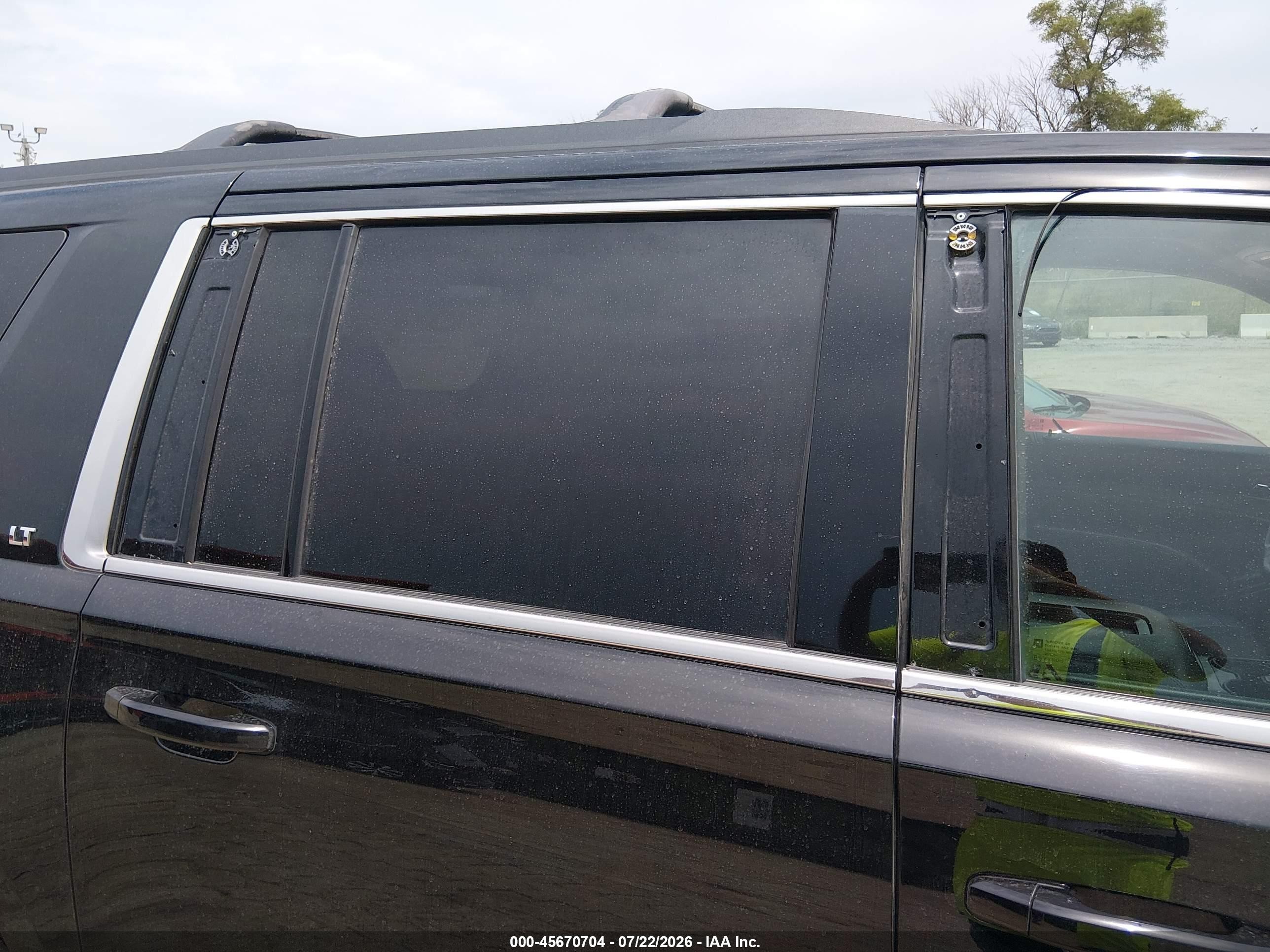 2015 Chevrolet Suburban Lt Black vin: 1GNSKJKCXFR606028