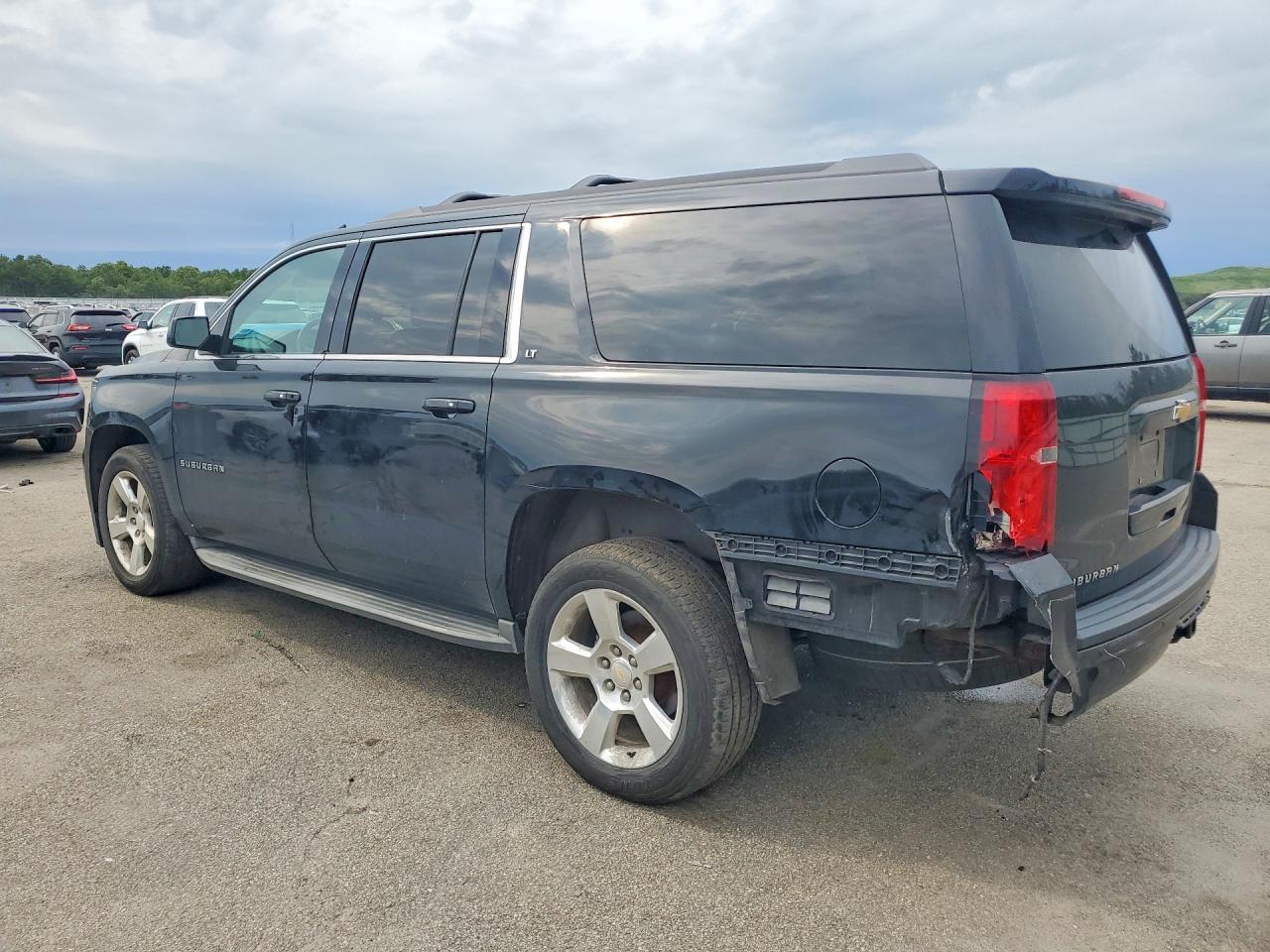 2015 Chevrolet Suburban K1500 Lt Black vin: 1GNSKJKCXFR685099