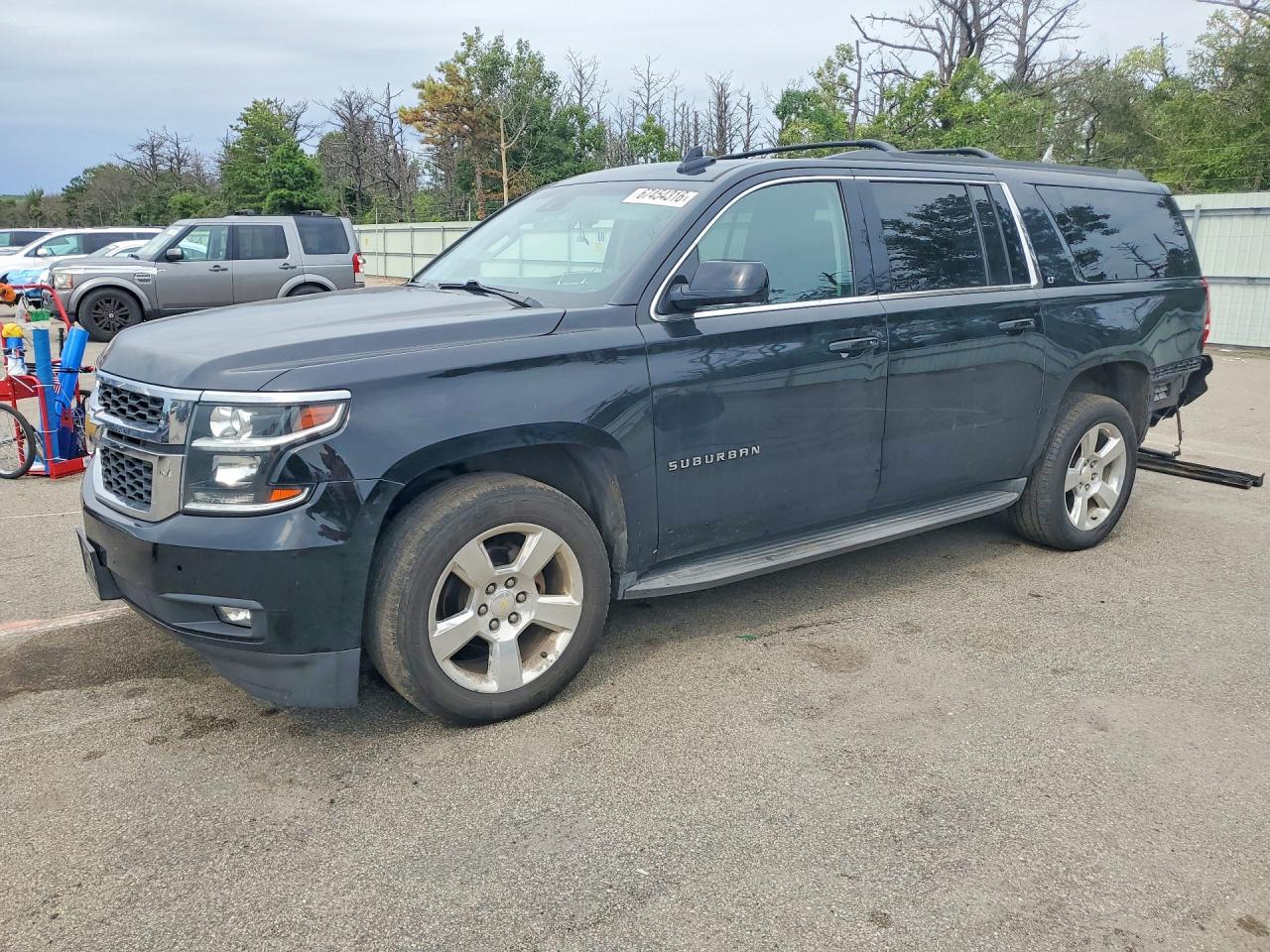 2015 Chevrolet Suburban K1500 Lt Black vin: 1GNSKJKCXFR685099