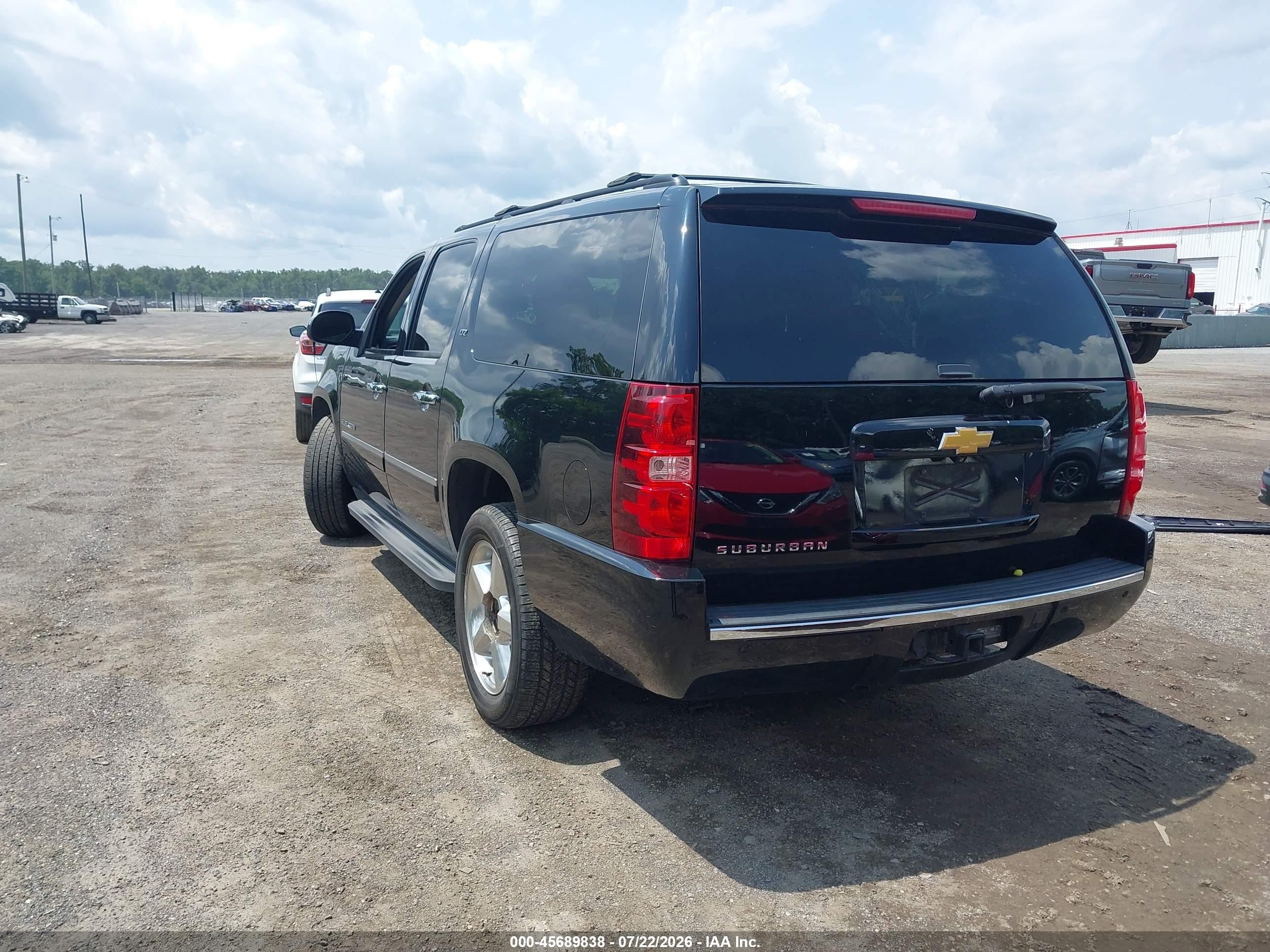 2014 Chevrolet Suburban Ltz Black vin: 1GNSKKE72ER166101