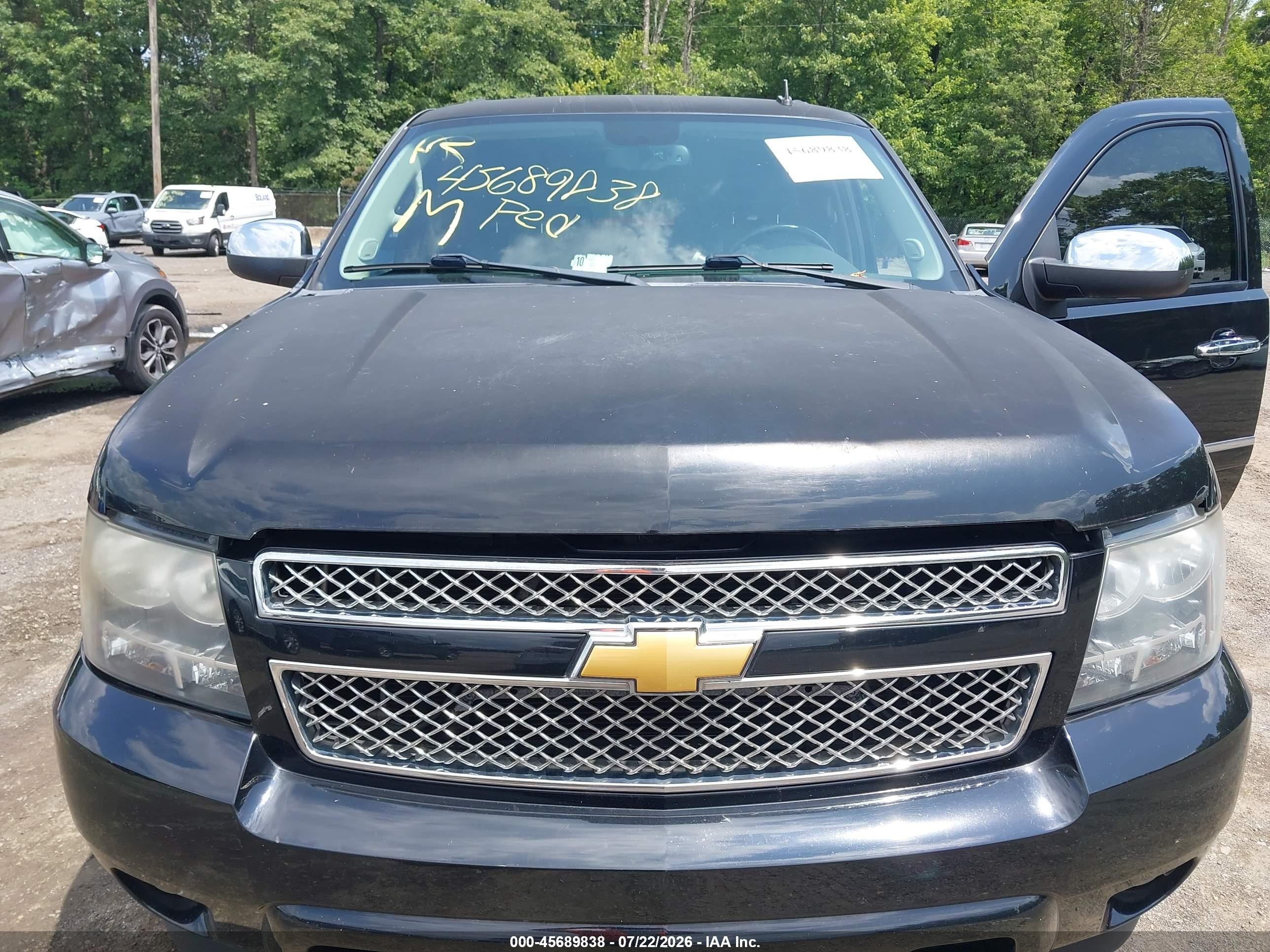 2014 Chevrolet Suburban Ltz Black vin: 1GNSKKE72ER166101