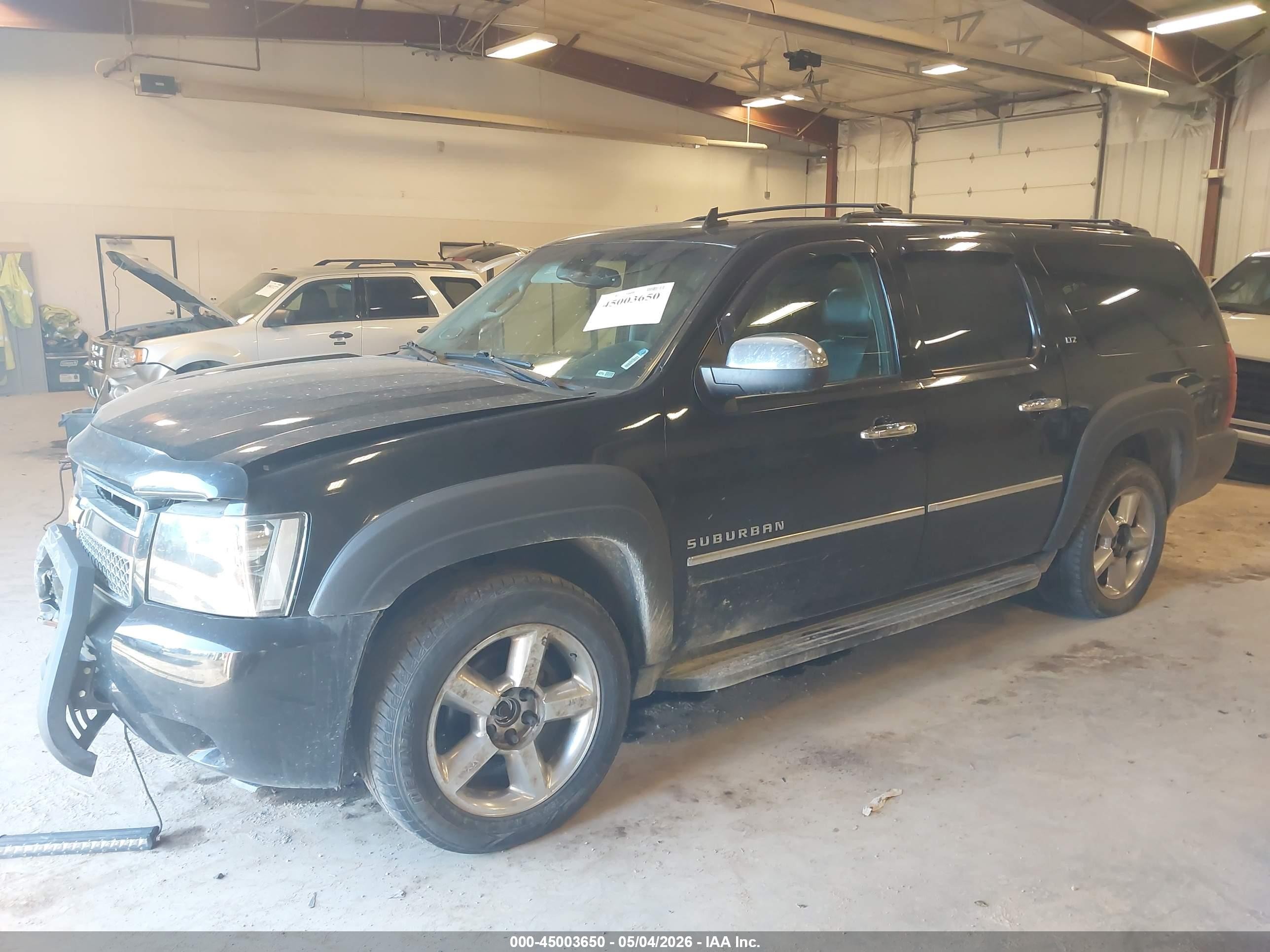 2013 Chevrolet Suburban 1500 Ltz Black vin: 1GNSKKE73DR112403