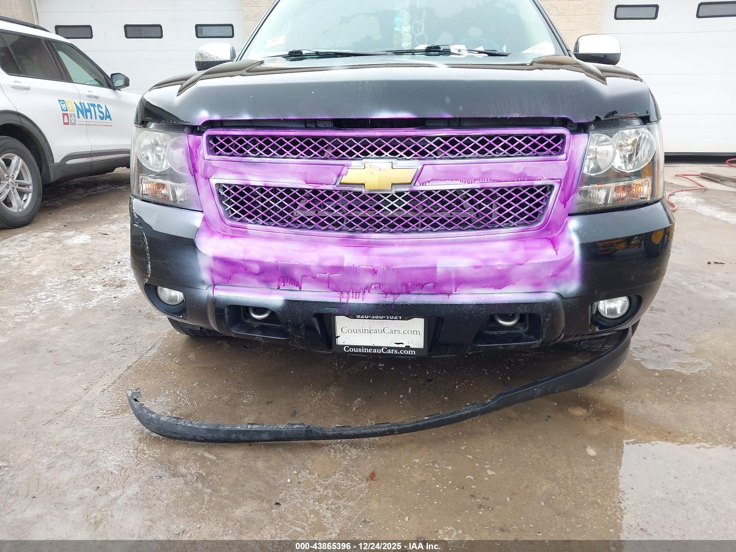 2013 Chevrolet Suburban 1500 Ltz Black vin: 1GNSKKE73DR236395
