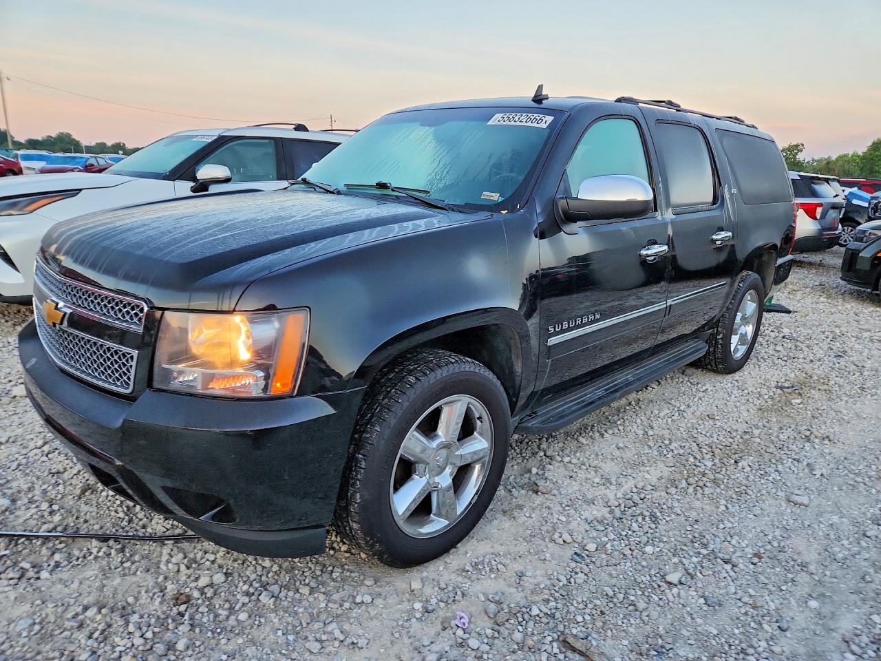 2014 Chevrolet Suburban K1500 Ltz Black vin: 1GNSKKE75ER147641
