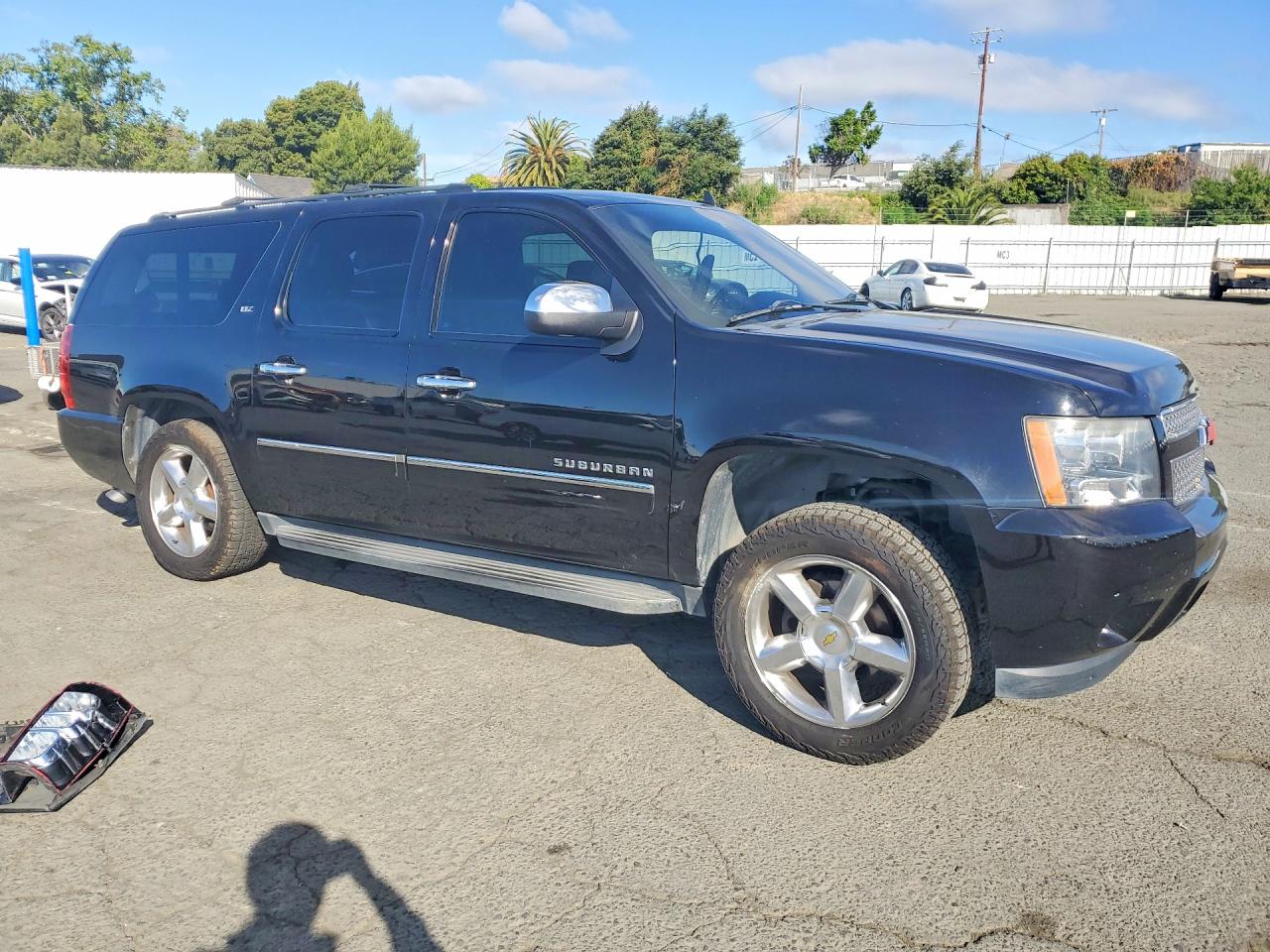 2013 Chevrolet Suburban K1500 Ltz Black vin: 1GNSKKE77DR377325