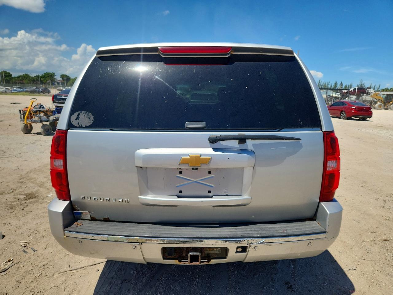 2013 Chevrolet Suburban K1500 Ltz Silver vin: 1GNSKKE78DR233654