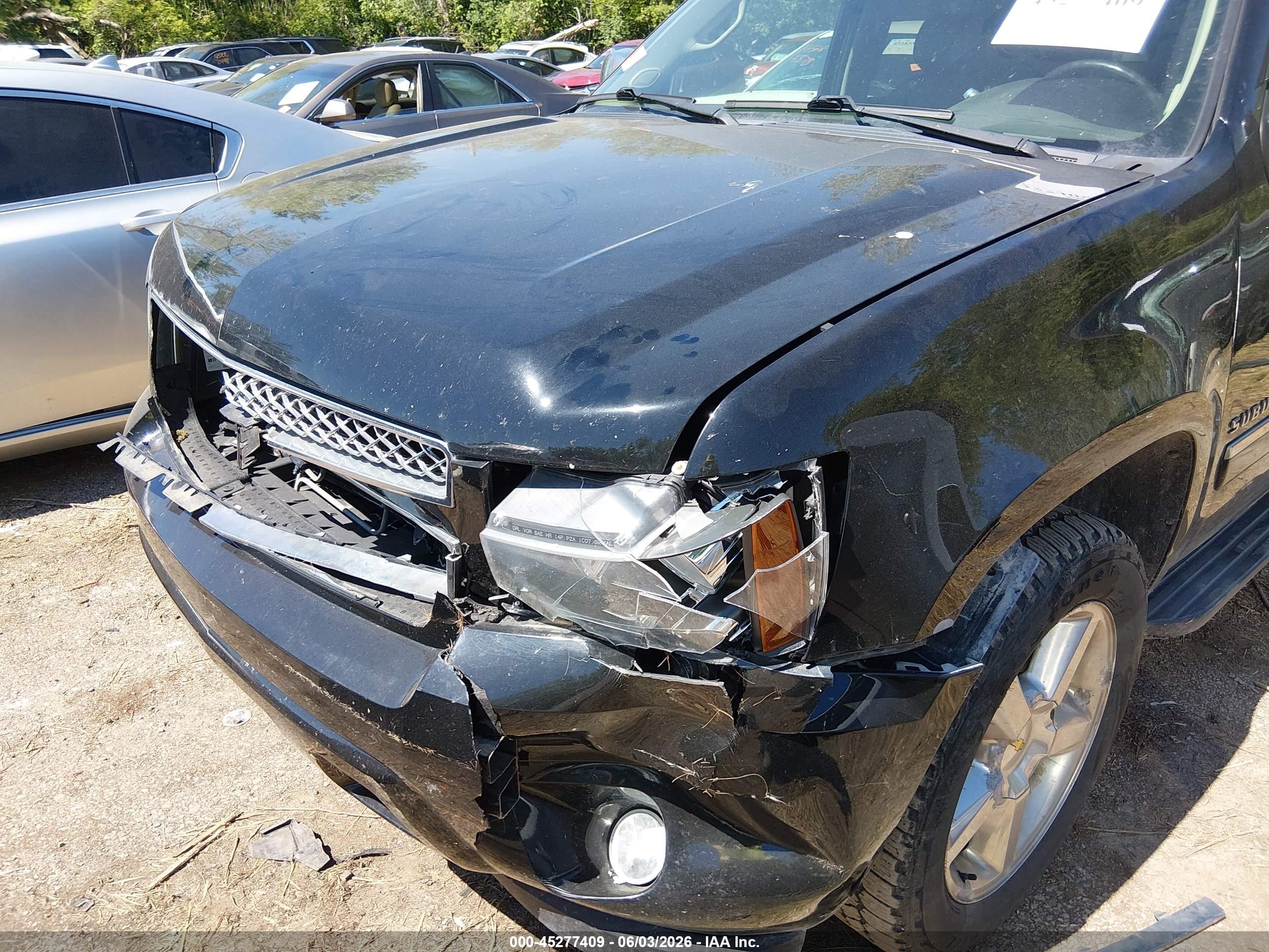 2013 Chevrolet Suburban 1500 Ltz Black vin: 1GNSKKE7XDR273282