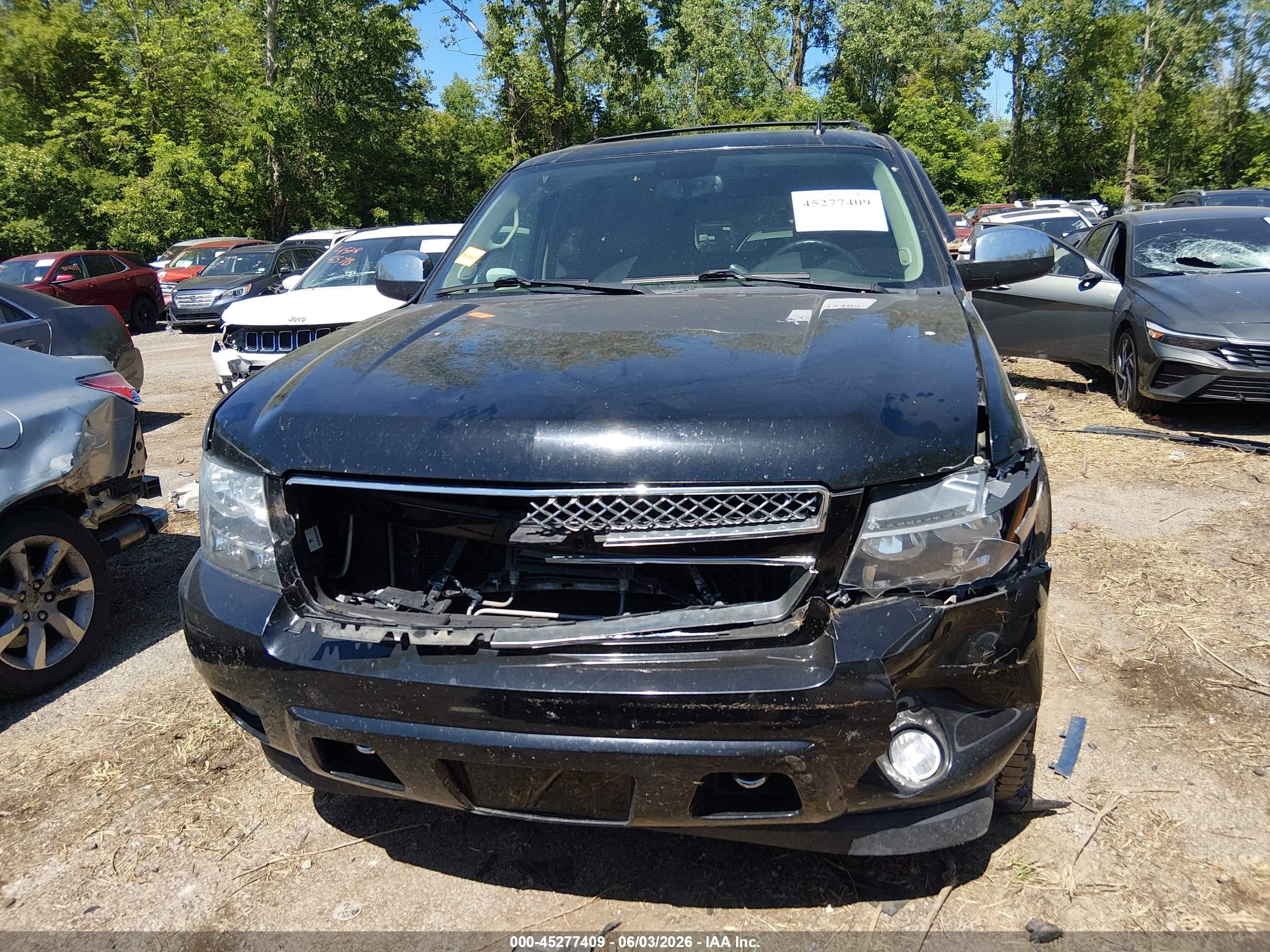 2013 Chevrolet Suburban 1500 Ltz Black vin: 1GNSKKE7XDR273282