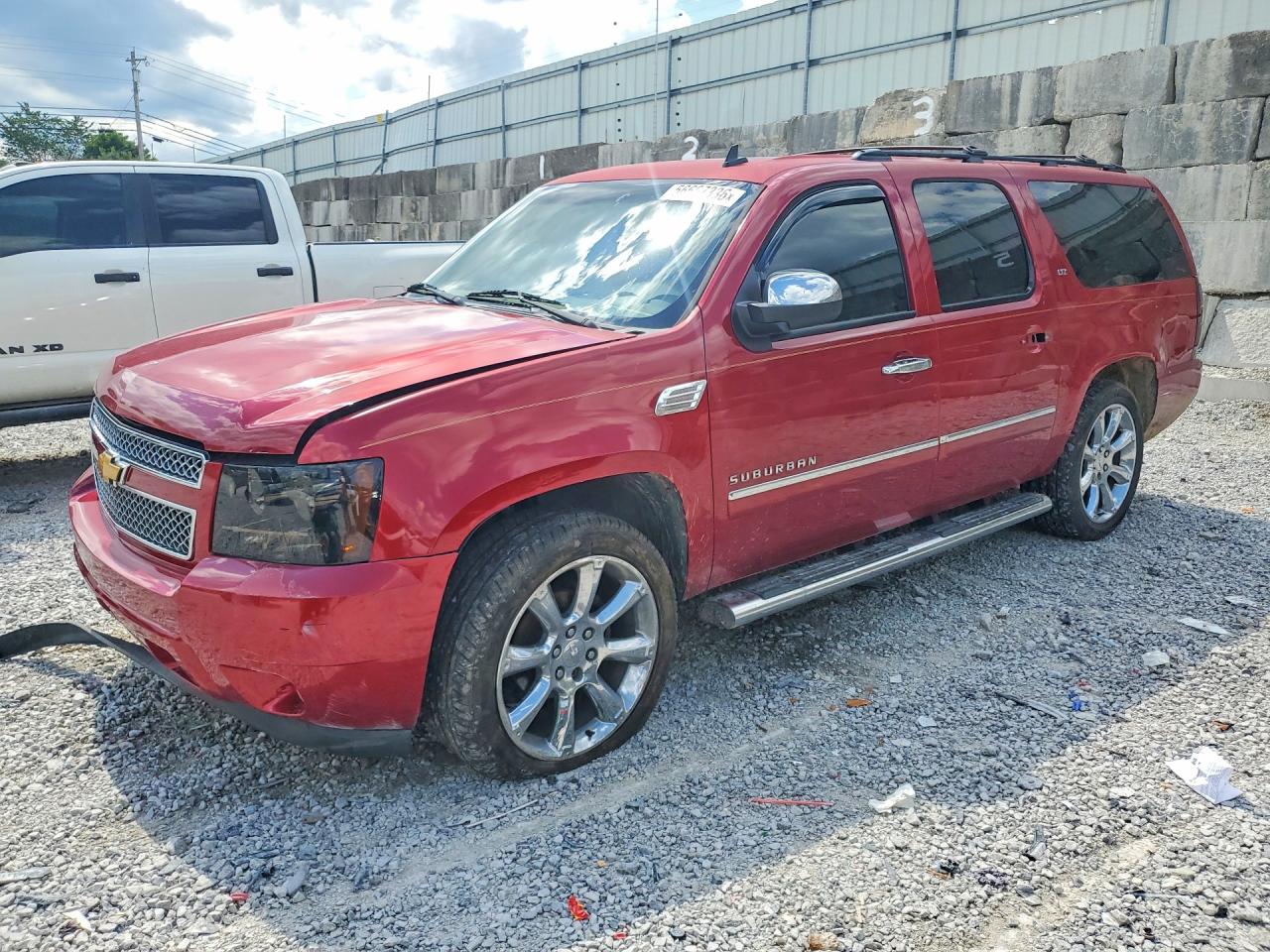 2014 Chevrolet Suburban K1500 Ltz Maroon vin: 1GNSKKE7XER186502