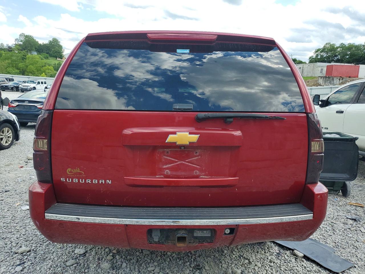 2014 Chevrolet Suburban K1500 Ltz Maroon vin: 1GNSKKE7XER186502