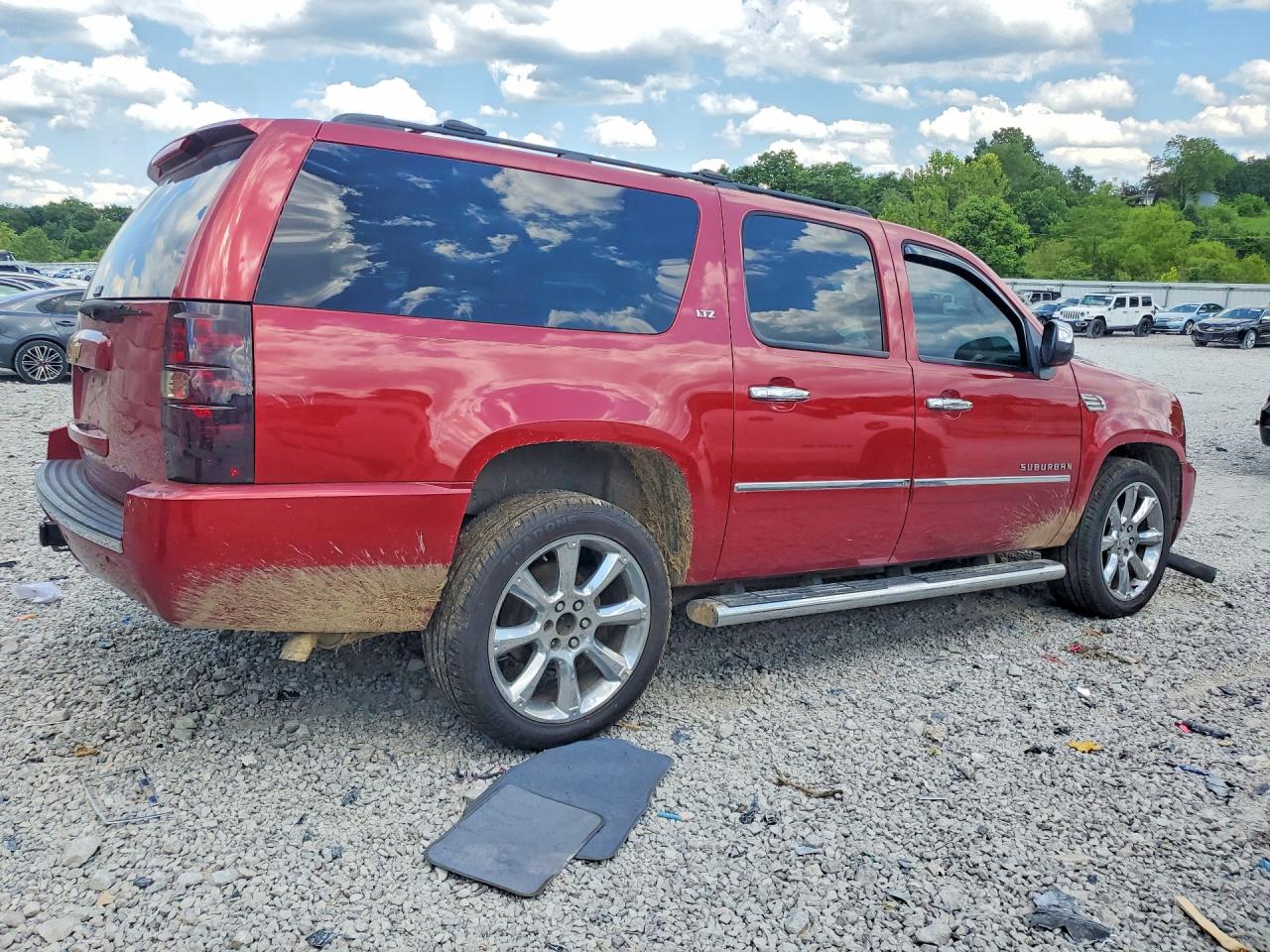 2014 Chevrolet Suburban K1500 Ltz Maroon vin: 1GNSKKE7XER186502