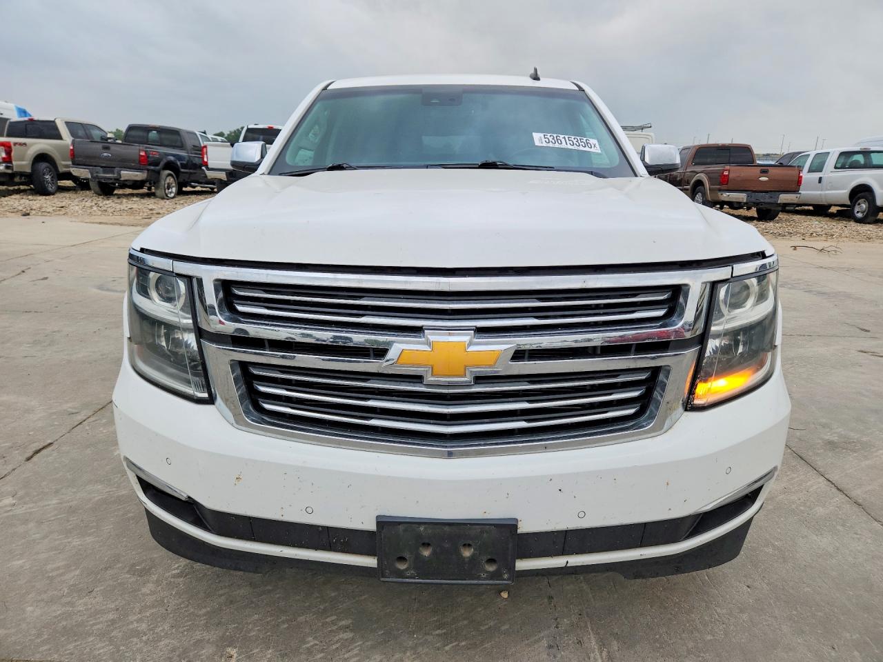 2015 Chevrolet Suburban K1500 Ltz White vin: 1GNSKKKC0FR243809