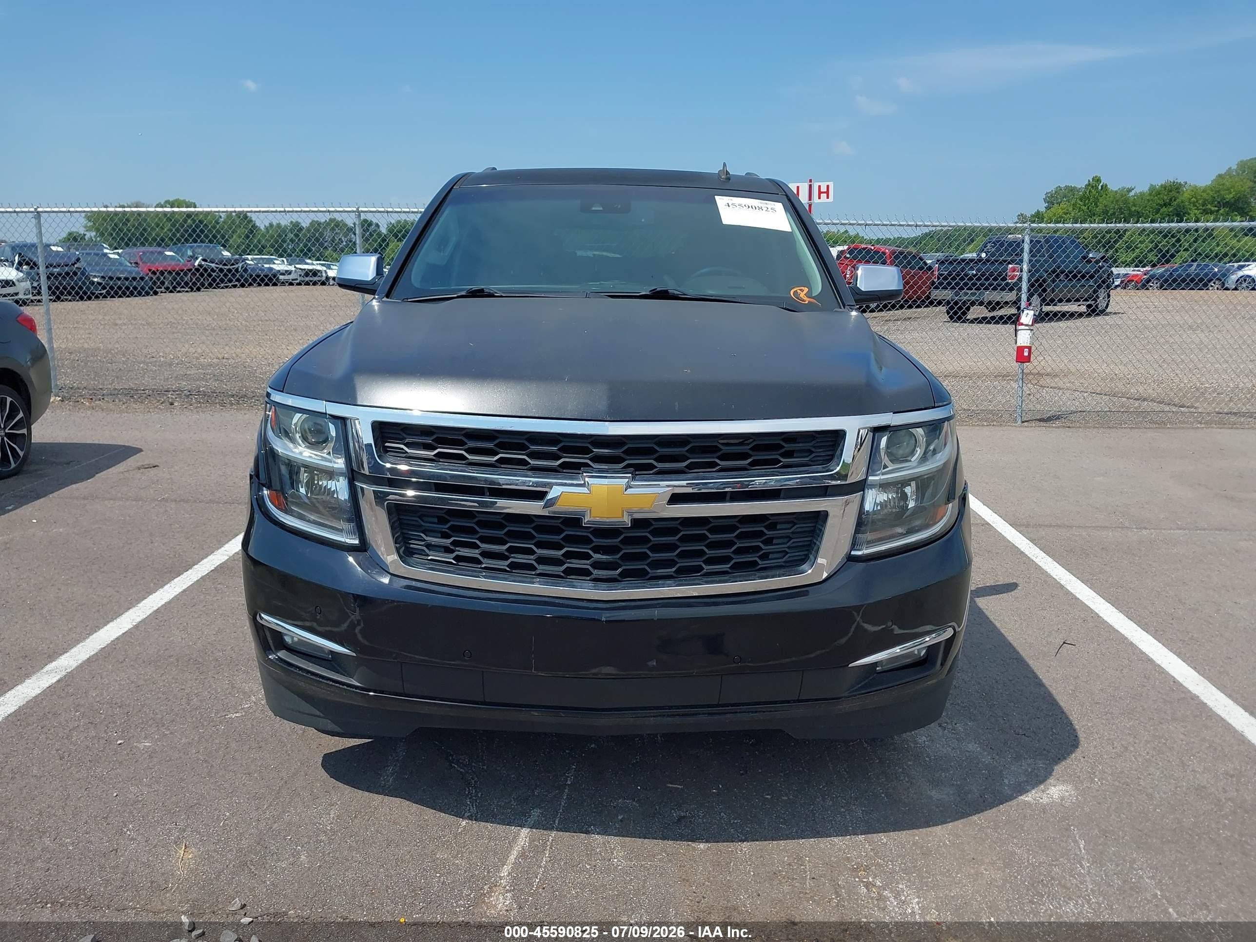 2015 Chevrolet Suburban 1500 Ltz Black vin: 1GNSKKKC0FR246337