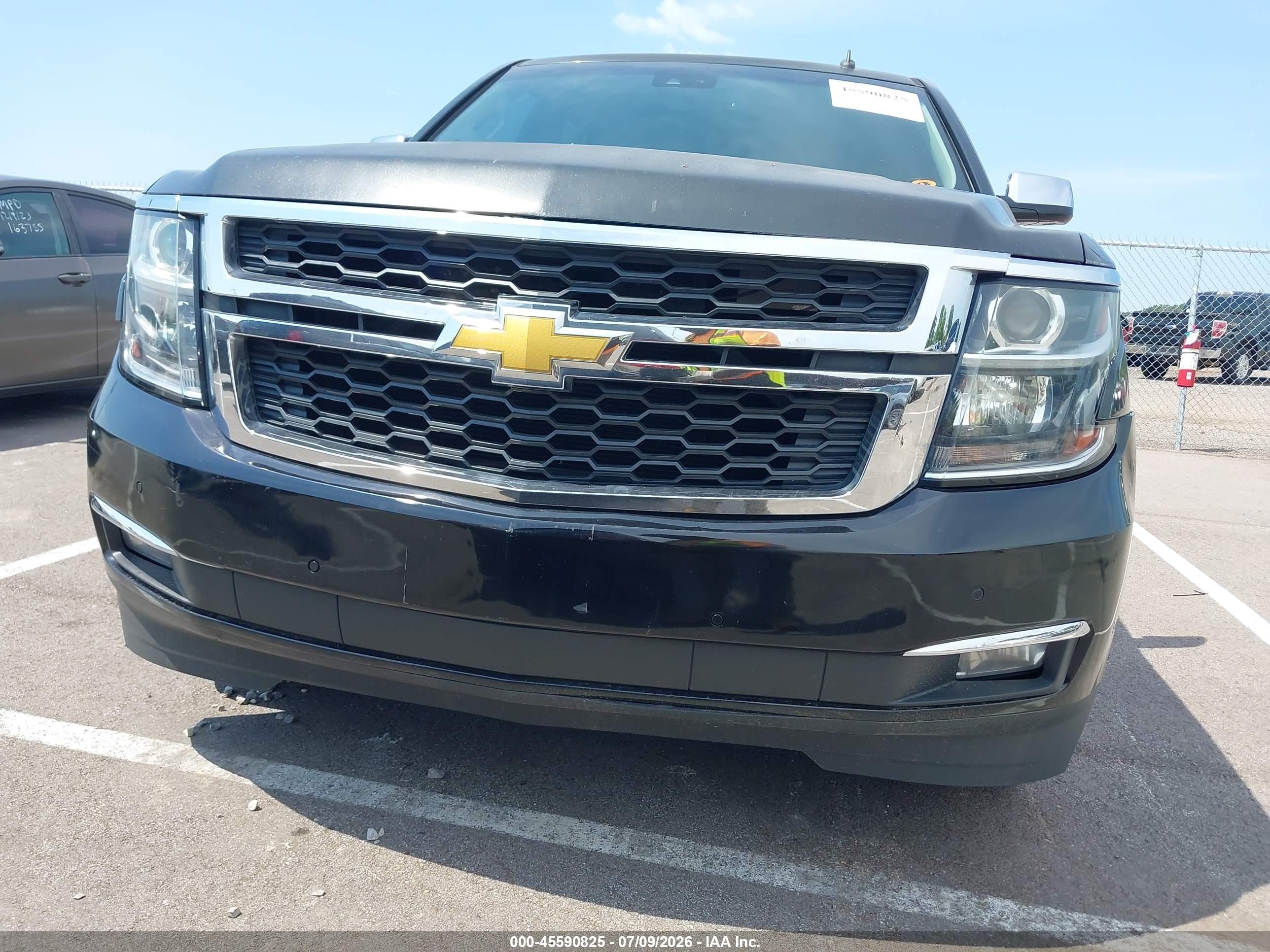 2015 Chevrolet Suburban 1500 Ltz Black vin: 1GNSKKKC0FR246337