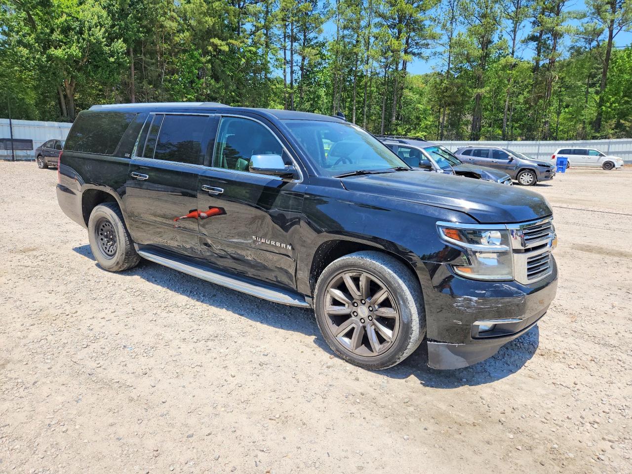 2015 Chevrolet Suburban K1500 Ltz Black vin: 1GNSKKKC0FR598009
