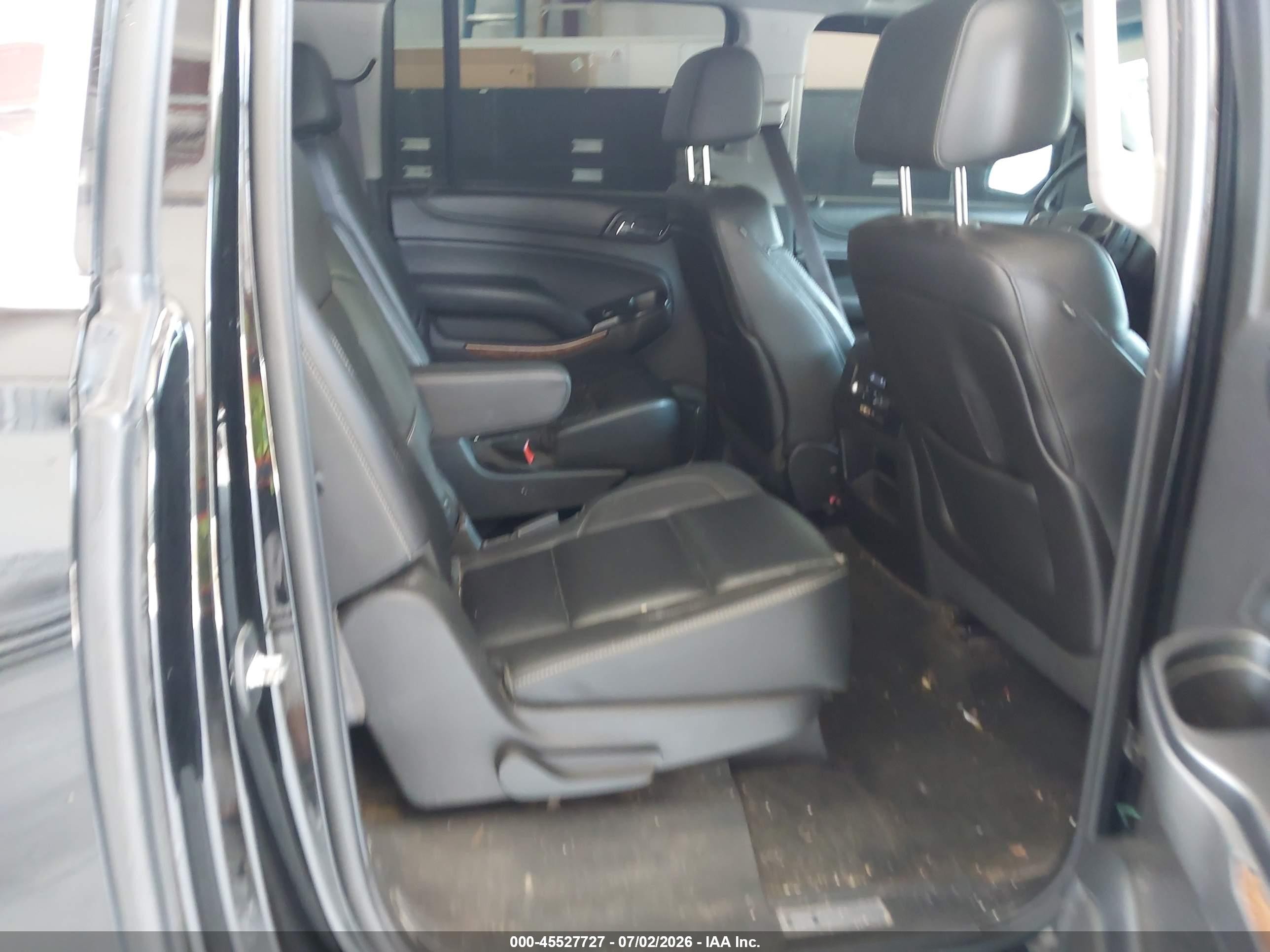 2015 Chevrolet Suburban Ltz Black vin: 1GNSKKKC0FR616024