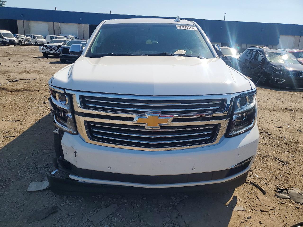 2015 Chevrolet Suburban K1500 Ltz White vin: 1GNSKKKC0FR671654