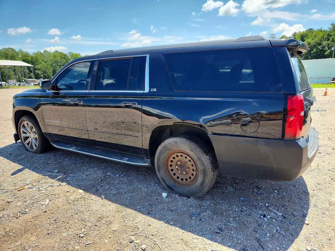 2015 Chevrolet Suburban K1500 Ltz Black vin: 1GNSKKKC1FR166156