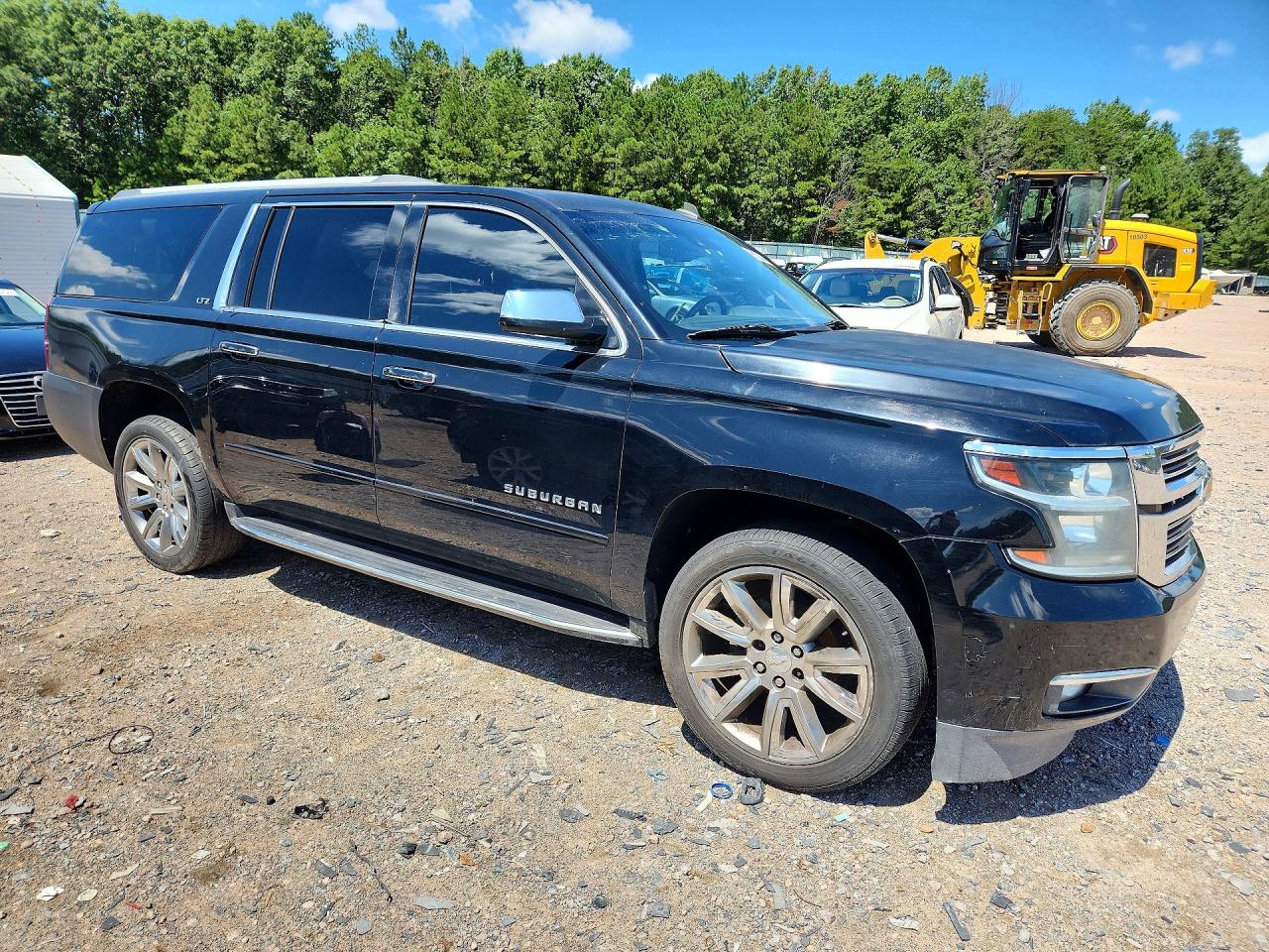 2015 Chevrolet Suburban K1500 Ltz Black vin: 1GNSKKKC1FR166156