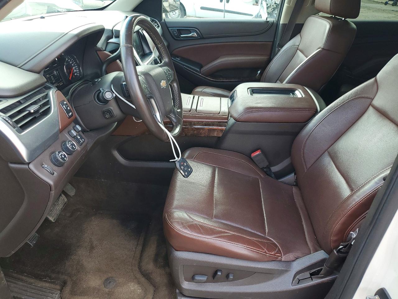 2015 Chevrolet Suburban K1500 Ltz White vin: 1GNSKKKC1FR285969