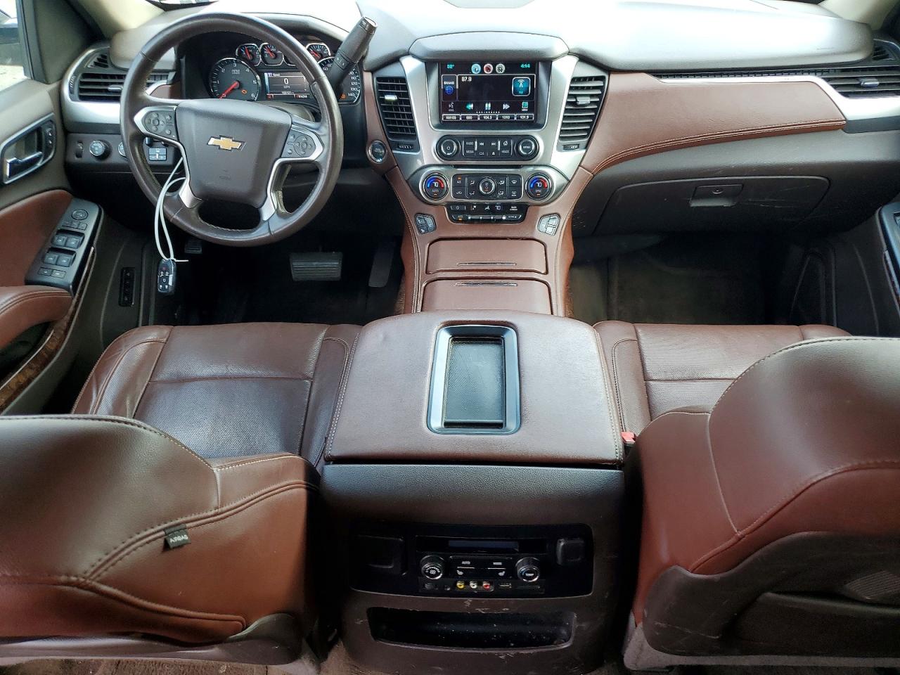 2015 Chevrolet Suburban K1500 Ltz White vin: 1GNSKKKC1FR285969