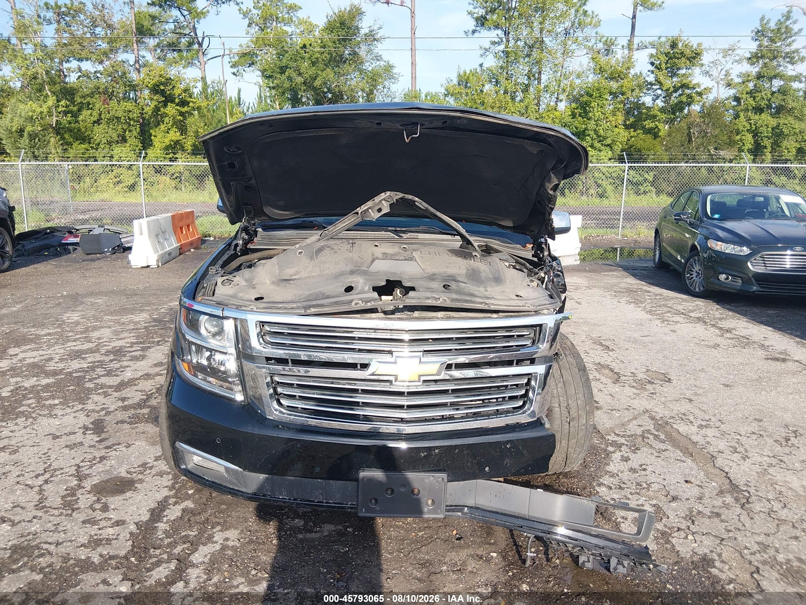 2015 Chevrolet Suburban Ltz Black vin: 1GNSKKKC1FR597029