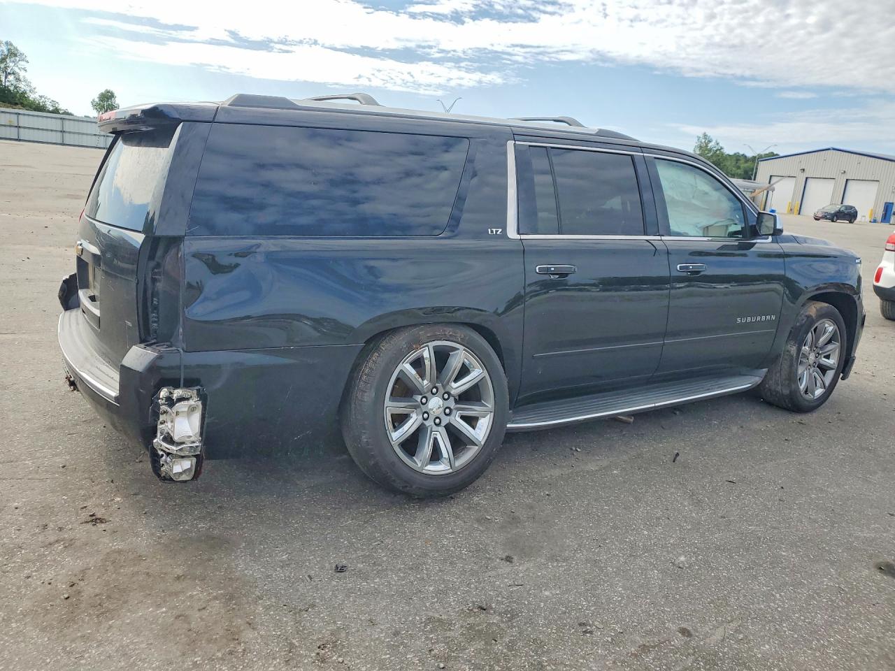 2015 Chevrolet Suburban K1500 Ltz Black vin: 1GNSKKKC1FR666026