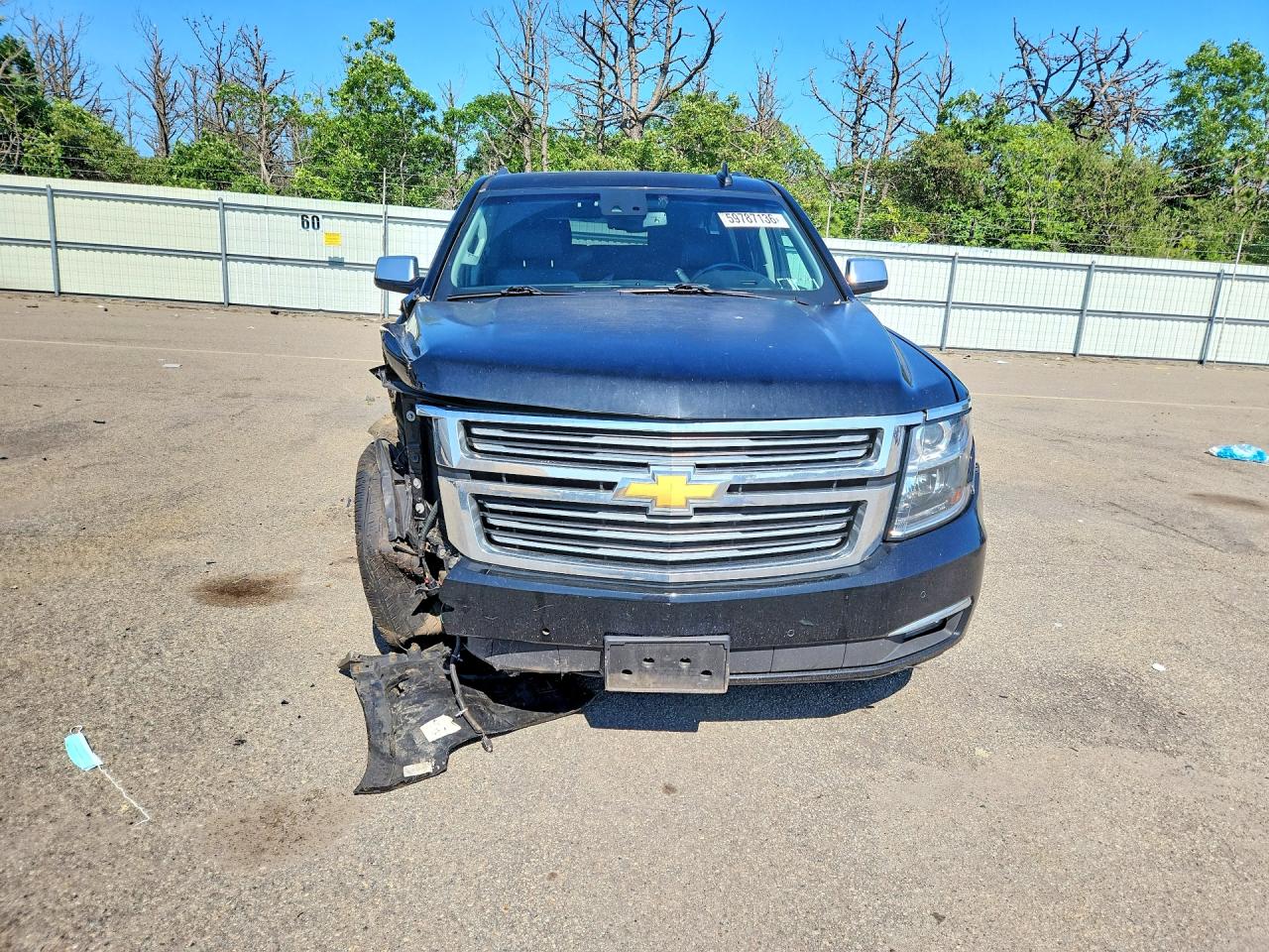 2015 Chevrolet Suburban K1500 Ltz Black vin: 1GNSKKKC1FR680119