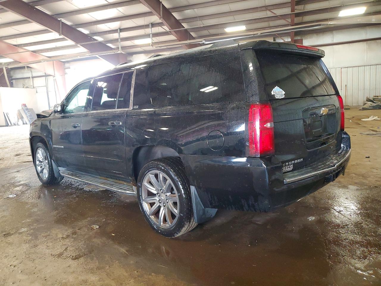 2015 Chevrolet Suburban K1500 Ltz Black vin: 1GNSKKKC3FR124832