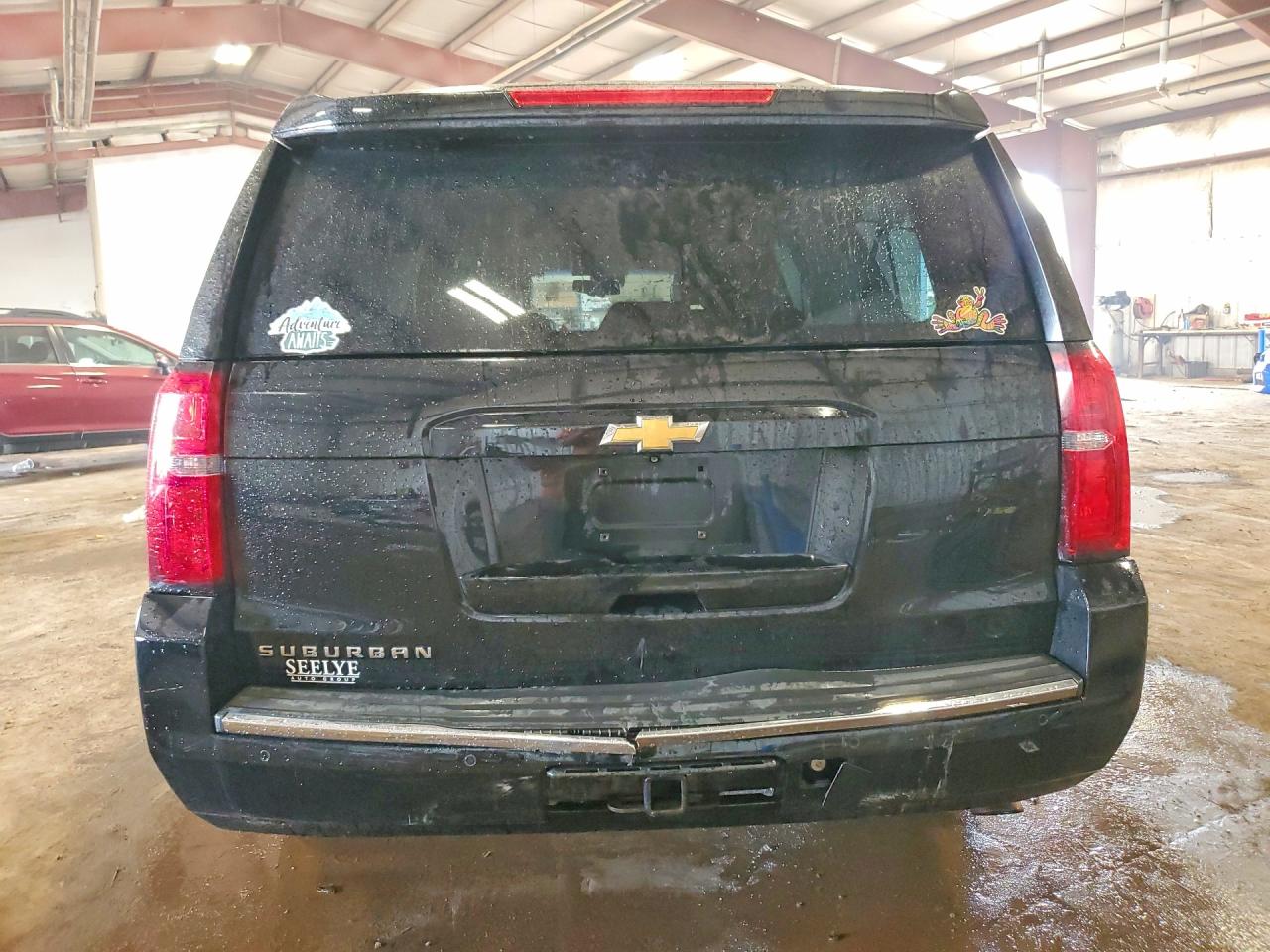 2015 Chevrolet Suburban K1500 Ltz Black vin: 1GNSKKKC3FR124832
