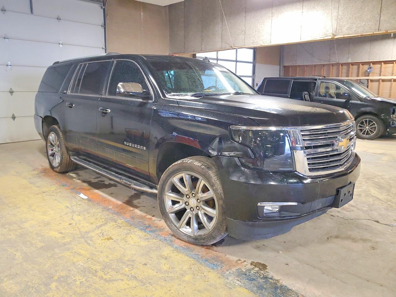 2015 Chevrolet Suburban K1500 Ltz Black vin: 1GNSKKKC3FR159354