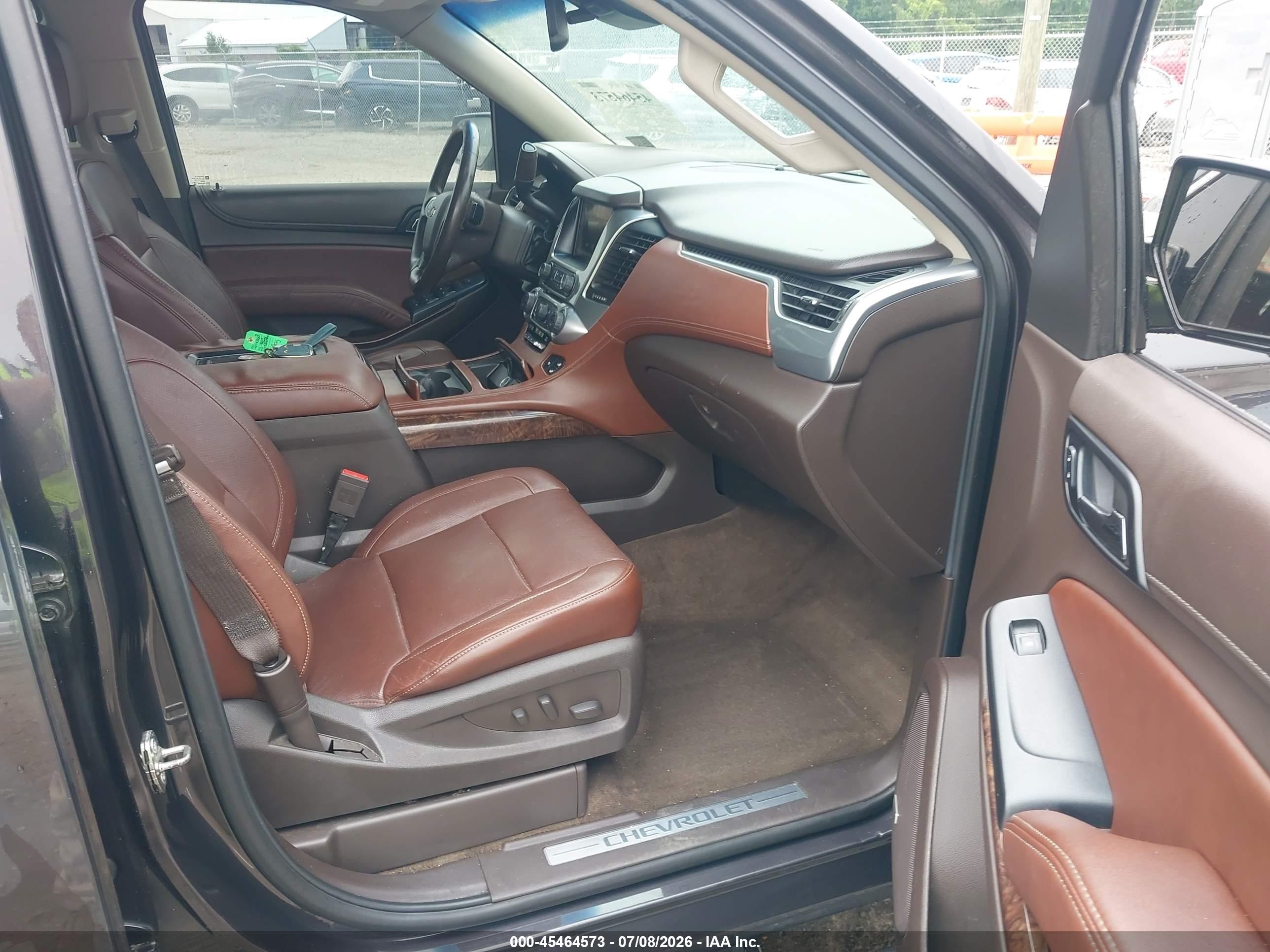 2015 Chevrolet Suburban 1500 Ltz Gray vin: 1GNSKKKC3FR175635