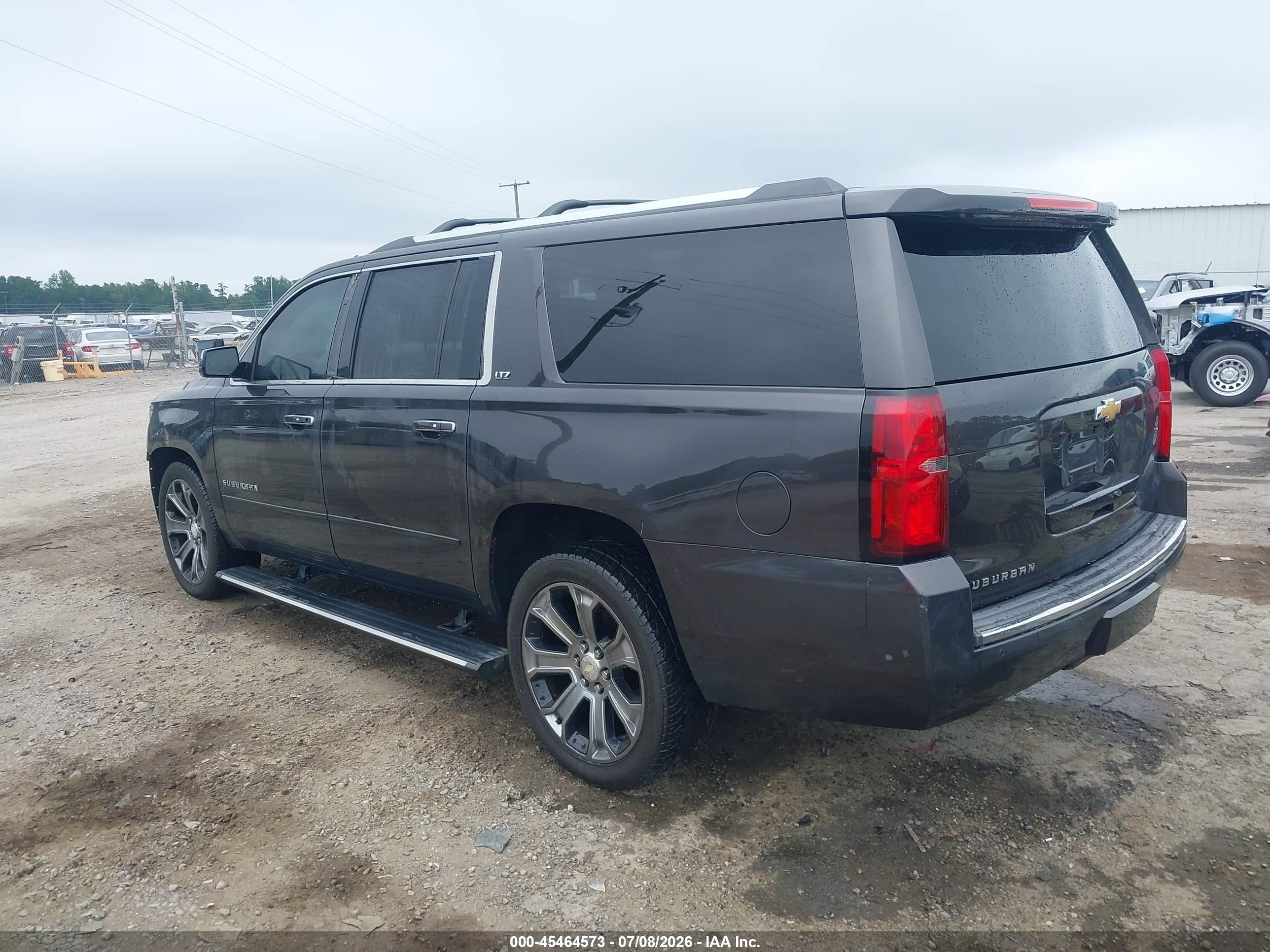 2015 Chevrolet Suburban 1500 Ltz Gray vin: 1GNSKKKC3FR175635