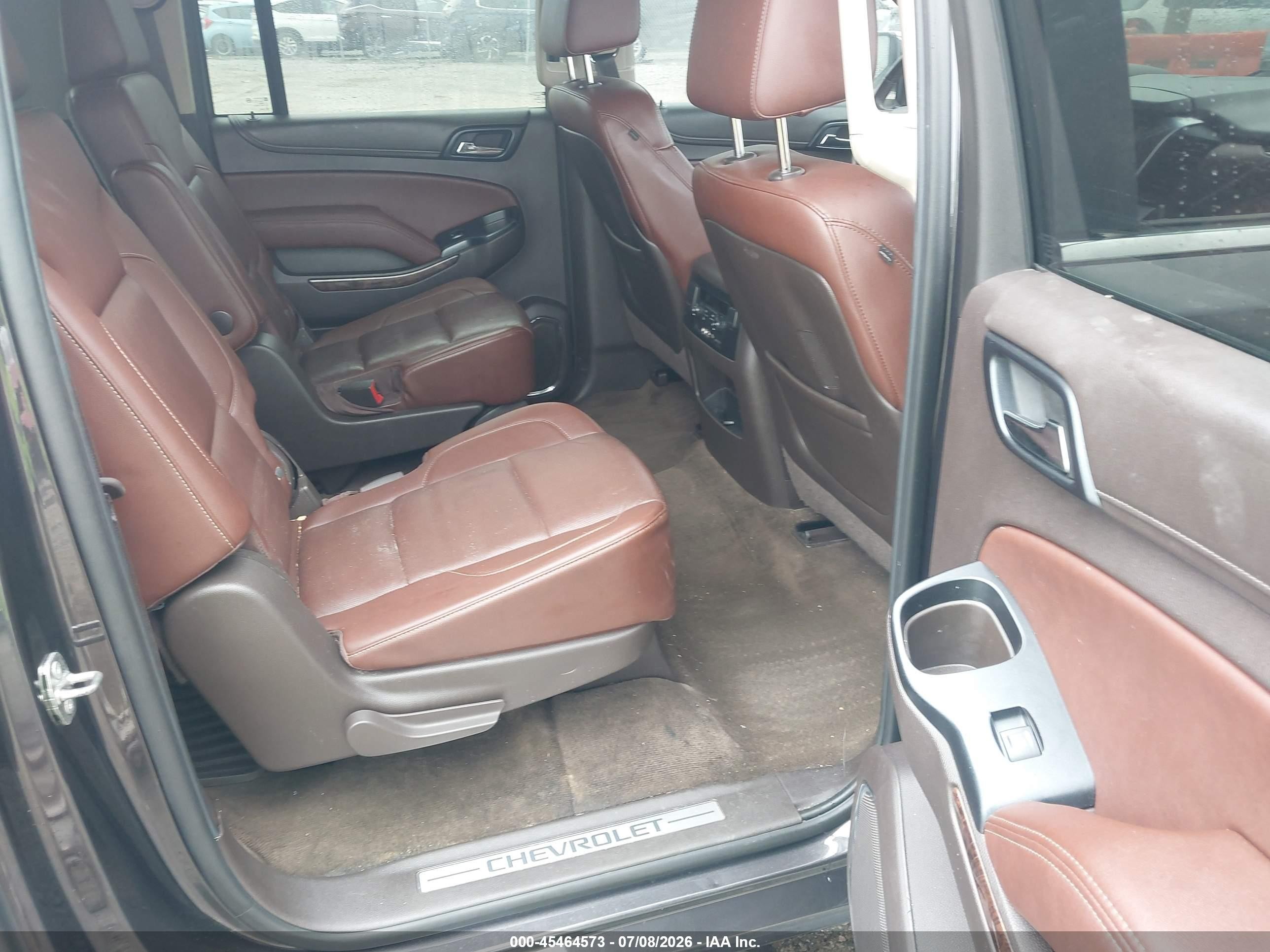 2015 Chevrolet Suburban 1500 Ltz Gray vin: 1GNSKKKC3FR175635