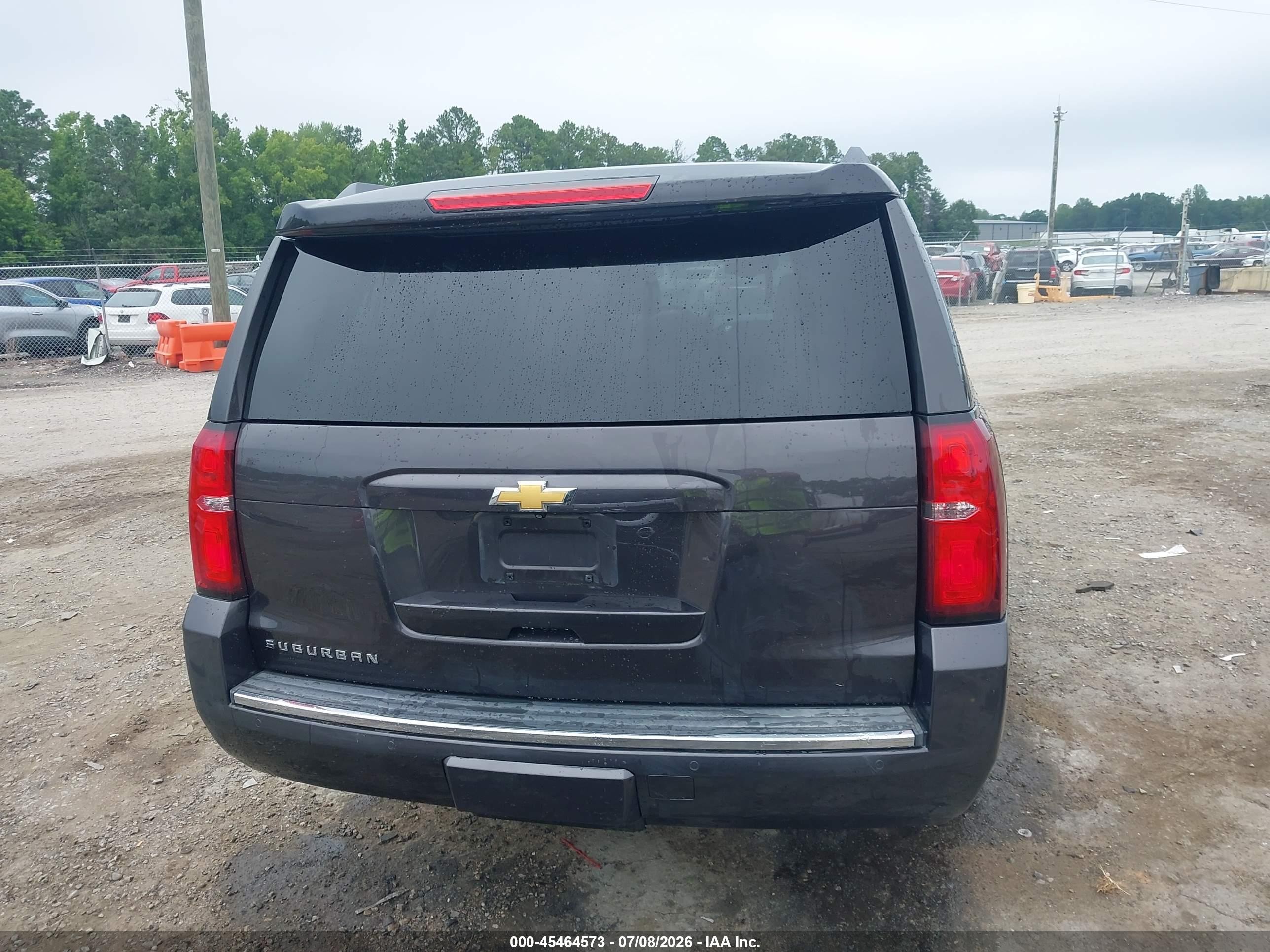 2015 Chevrolet Suburban 1500 Ltz Gray vin: 1GNSKKKC3FR175635