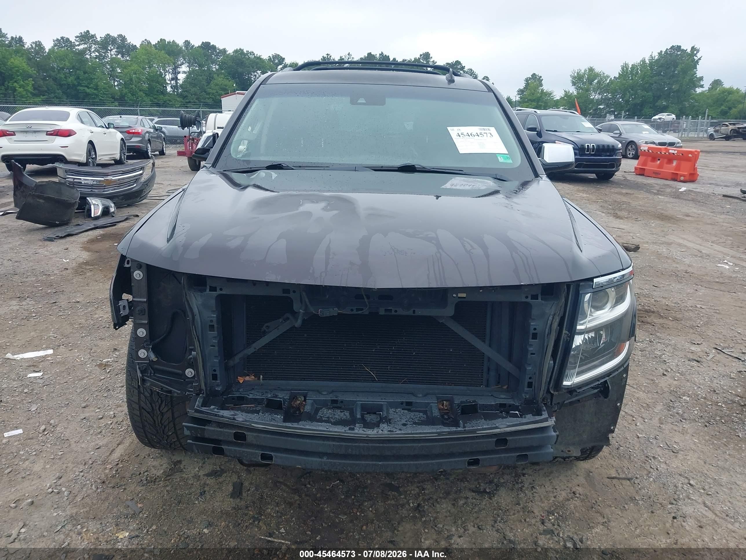 2015 Chevrolet Suburban 1500 Ltz Gray vin: 1GNSKKKC3FR175635