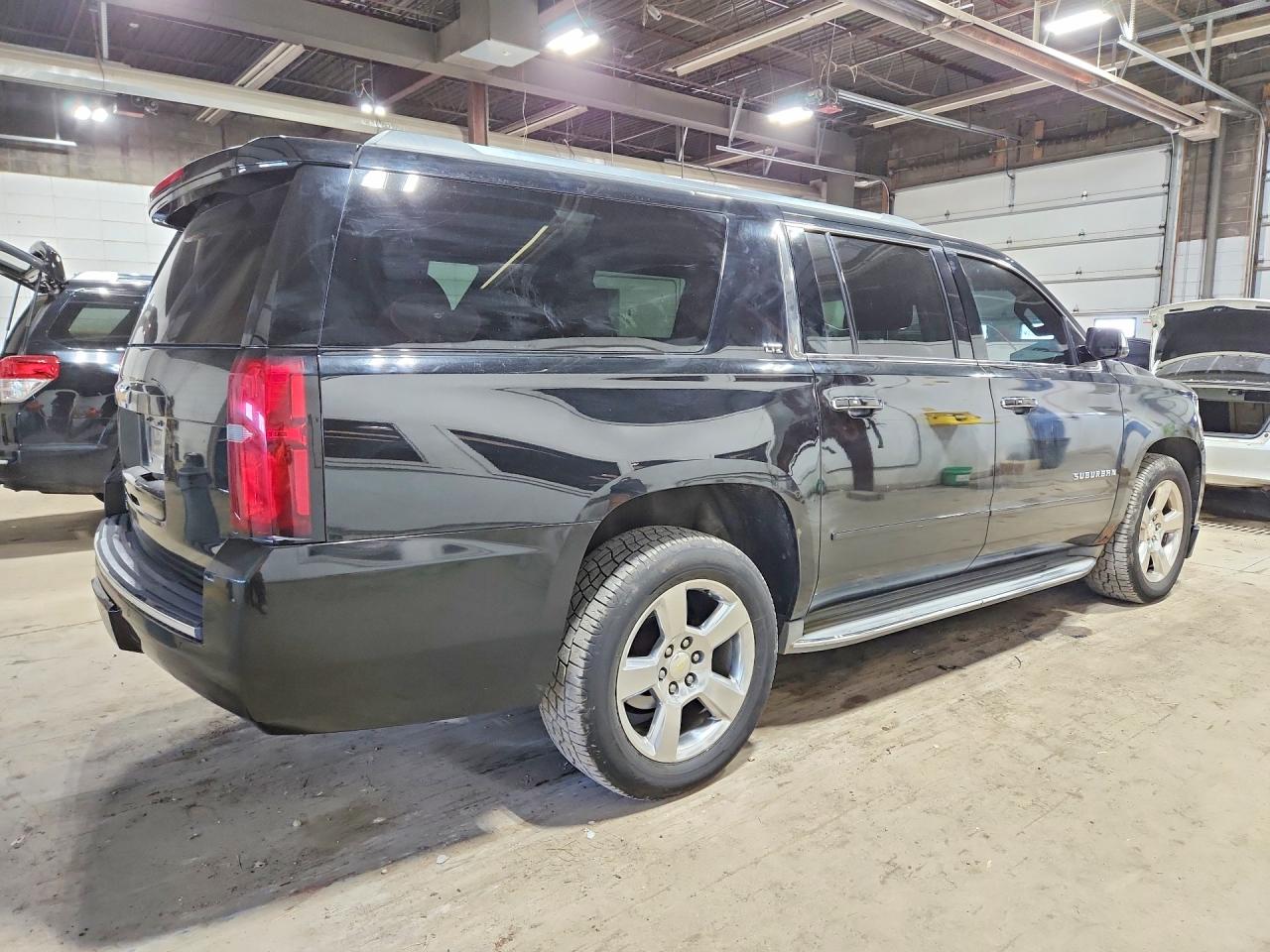 2015 Chevrolet Suburban K1500 Ltz Black vin: 1GNSKKKC3FR205684
