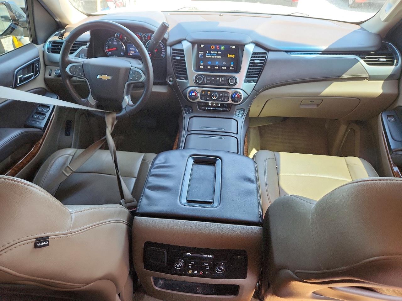 2015 Chevrolet Suburban K1500 Ltz White vin: 1GNSKKKC3FR239463
