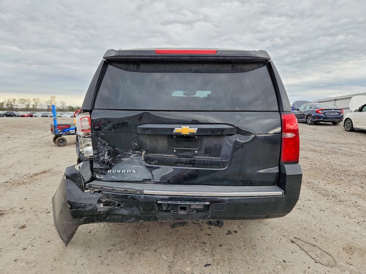 2015 Chevrolet Suburban K1500 Ltz Black vin: 1GNSKKKC3FR676802