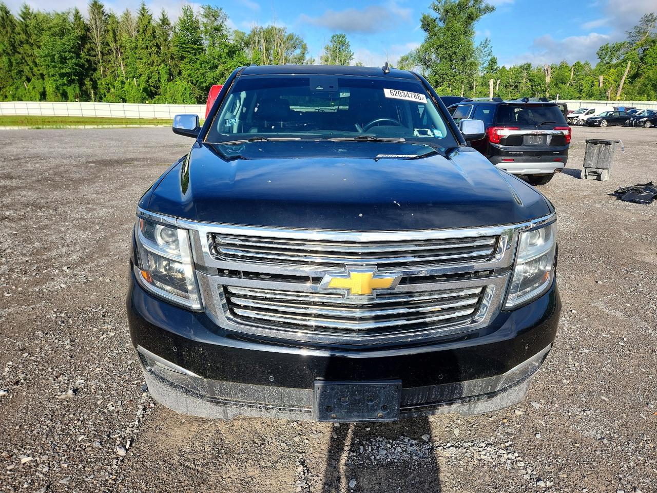 2015 Chevrolet Suburban K1500 Ltz Black vin: 1GNSKKKC4FR123012