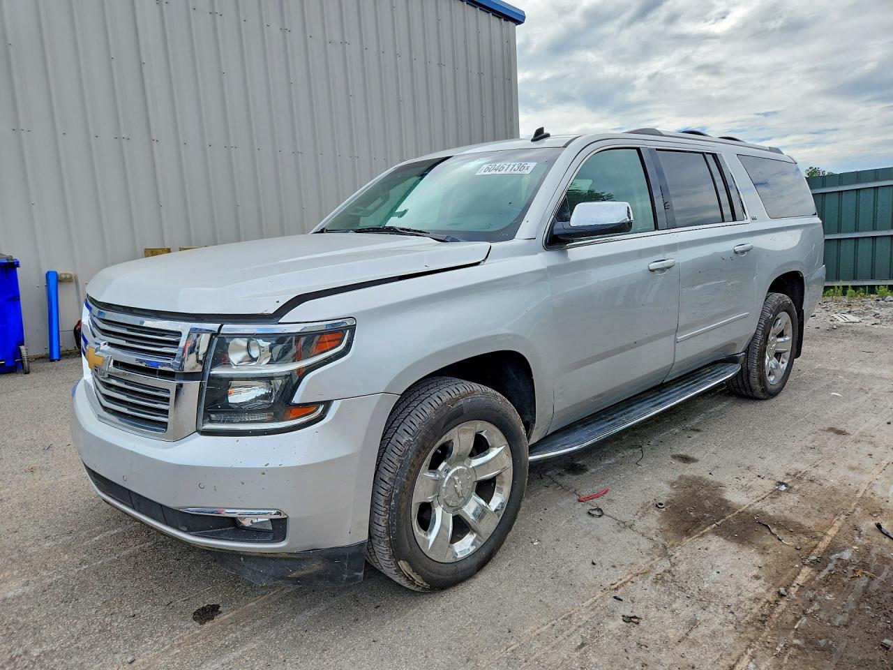 2015 Chevrolet Suburban K1500 Ltz Silver vin: 1GNSKKKC4FR163431