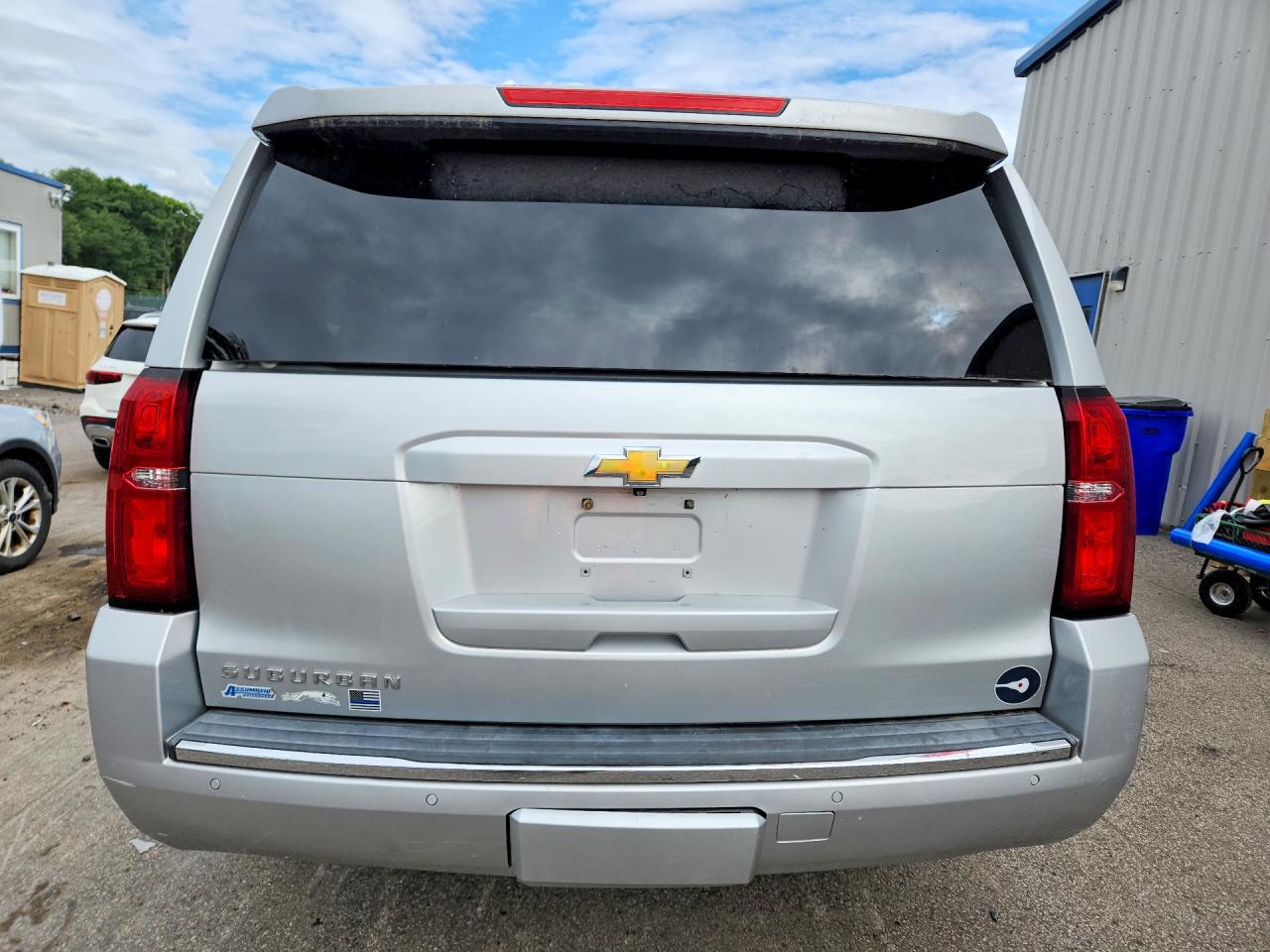 2015 Chevrolet Suburban K1500 Ltz Silver vin: 1GNSKKKC4FR163431