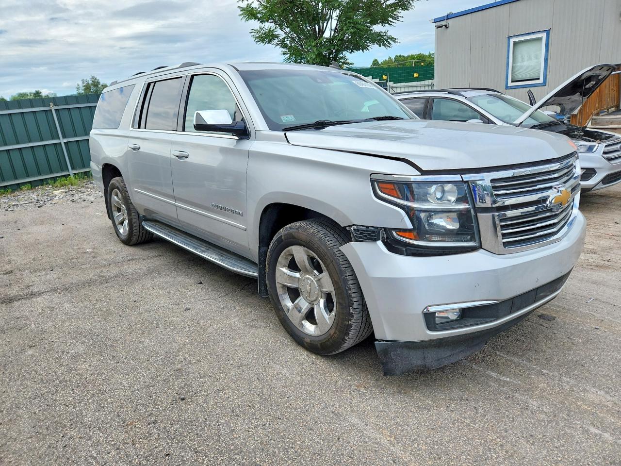 2015 Chevrolet Suburban K1500 Ltz Silver vin: 1GNSKKKC4FR163431