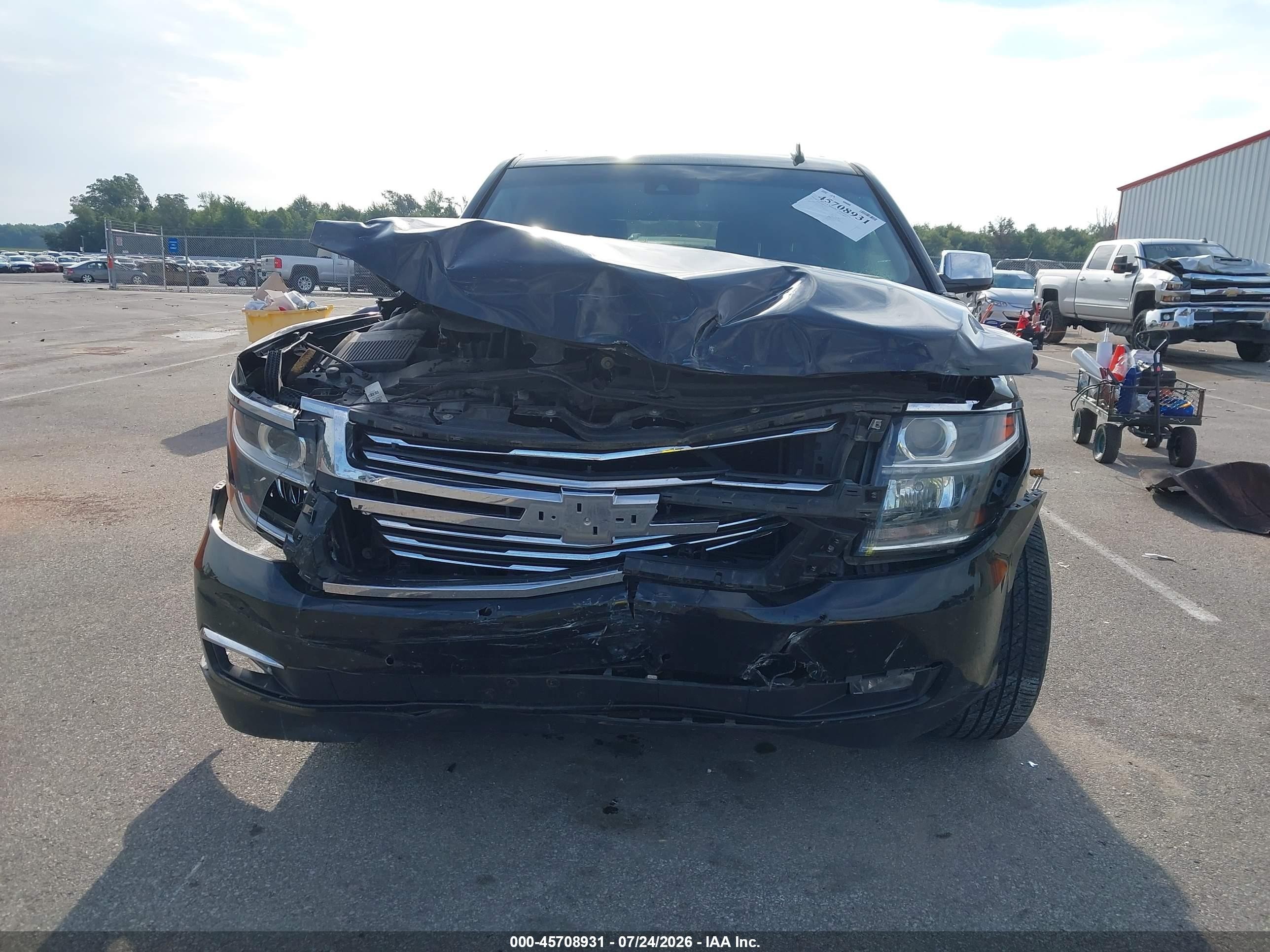 2015 Chevrolet Suburban Ltz Черный vin: 1GNSKKKC4FR238760