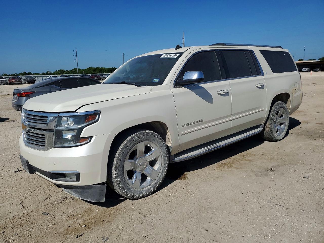 2015 Chevrolet Suburban K1500 Ltz Бежевый vin: 1GNSKKKC4FR246583