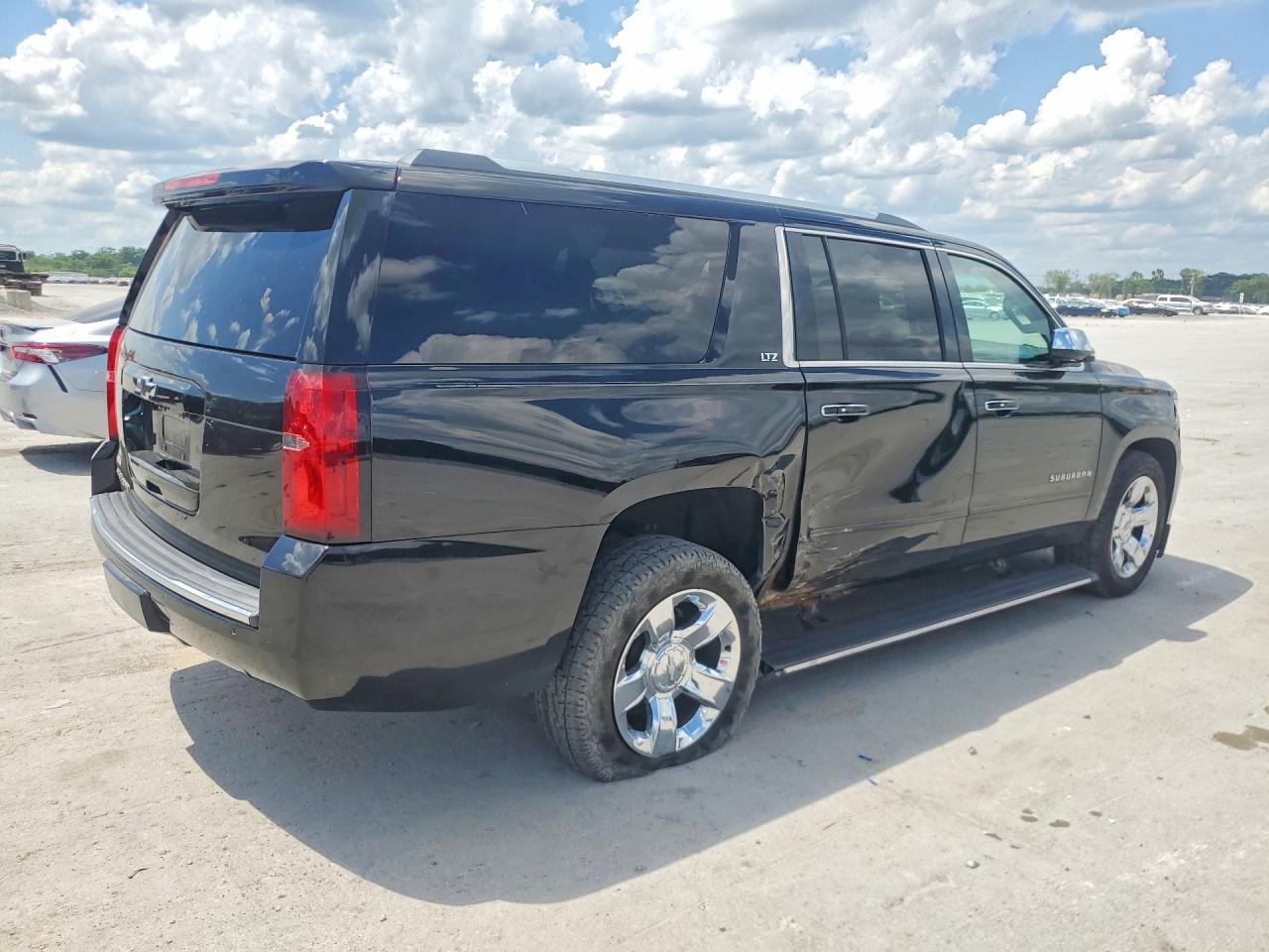 2015 Chevrolet Suburban K1500 Ltz Black vin: 1GNSKKKC4FR258099