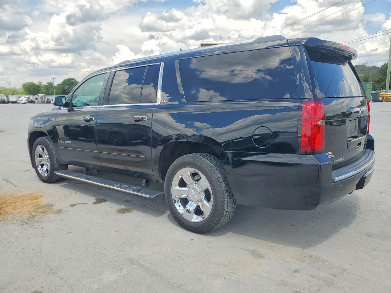 2015 Chevrolet Suburban K1500 Ltz Black vin: 1GNSKKKC4FR258099