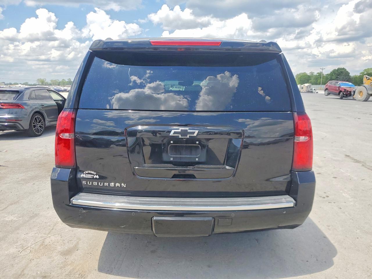2015 Chevrolet Suburban K1500 Ltz Black vin: 1GNSKKKC4FR258099