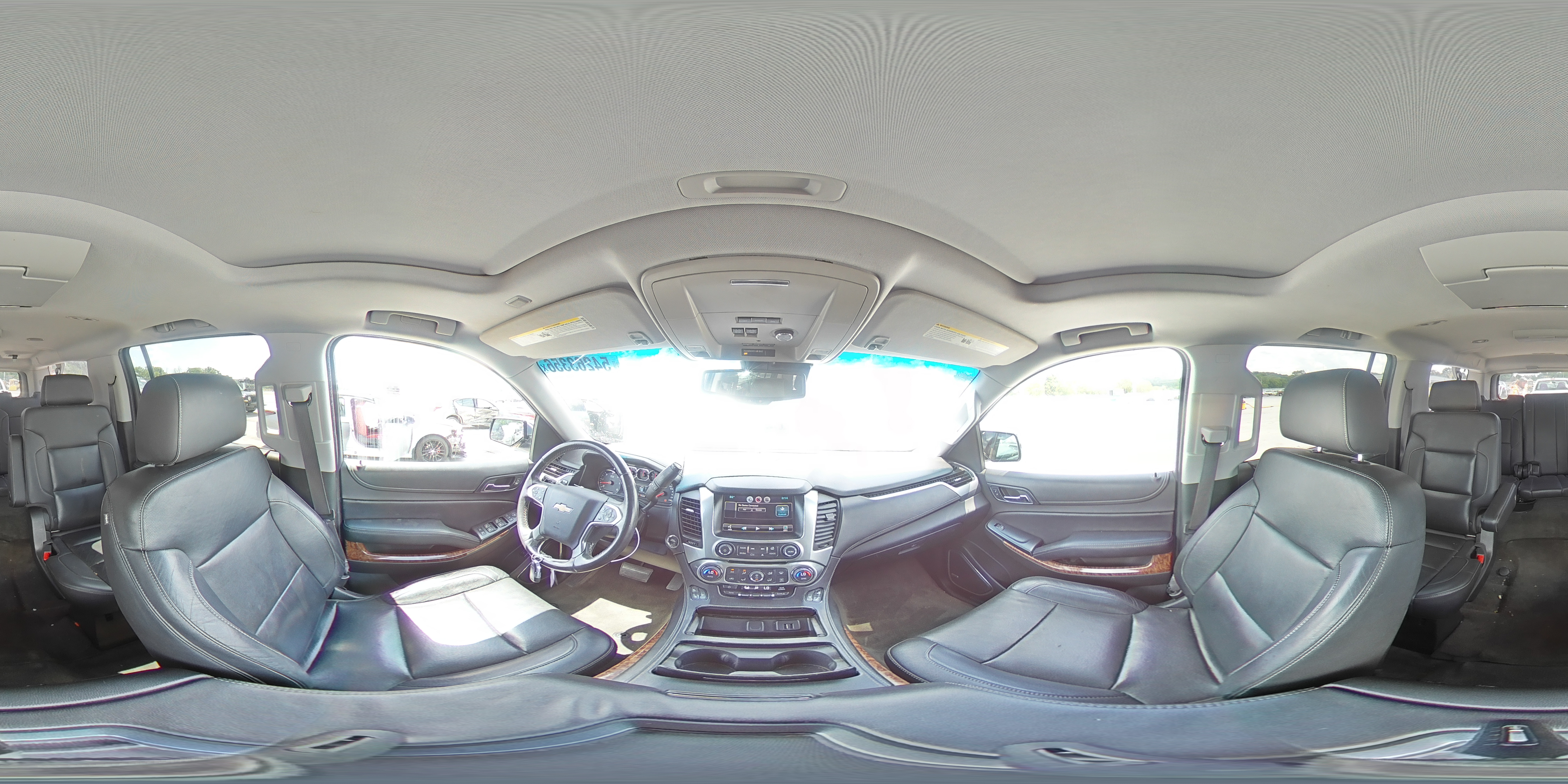 2015 Chevrolet Suburban K1500 Ltz Black vin: 1GNSKKKC4FR258099