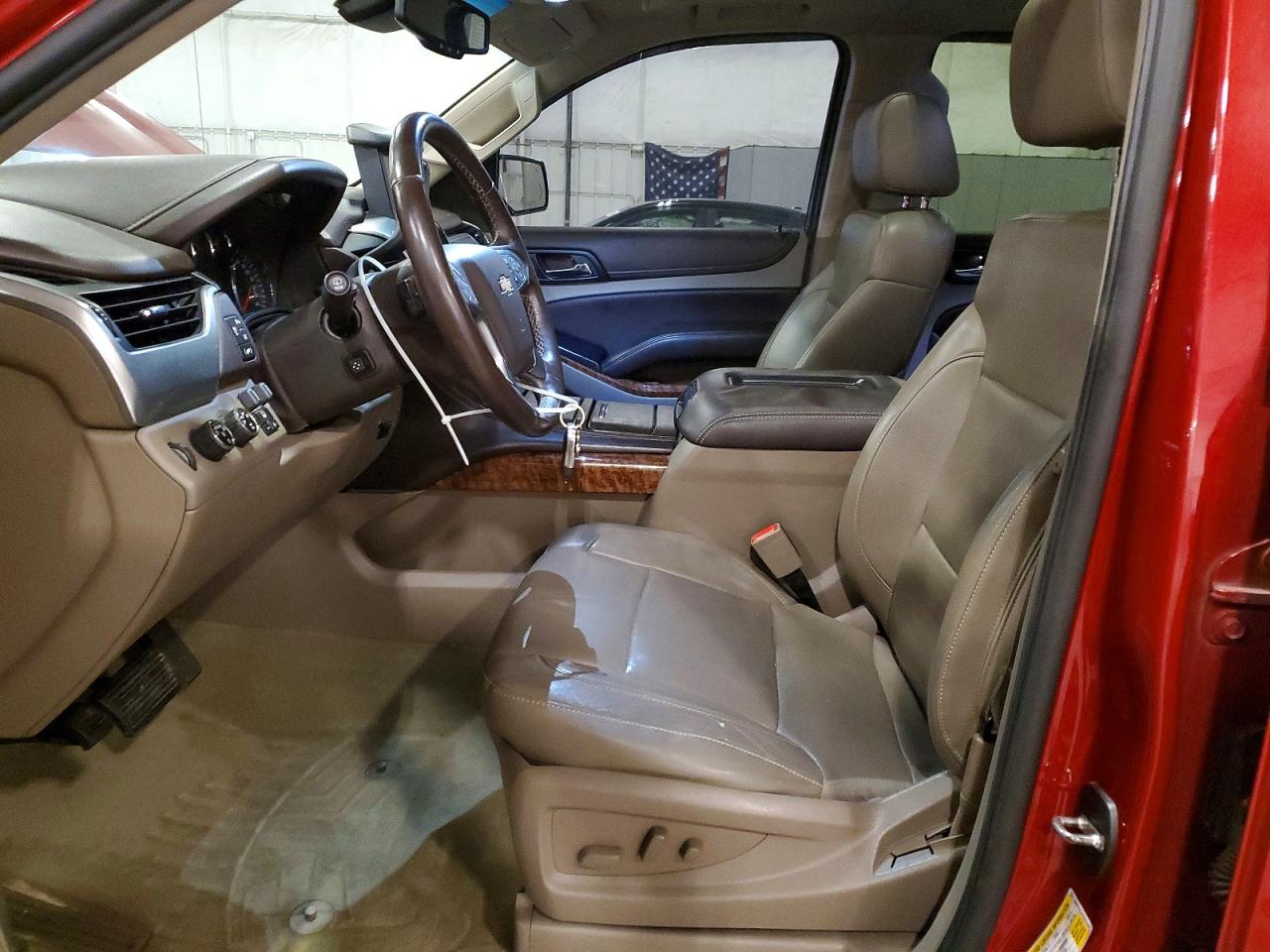 2015 Chevrolet Suburban K1500 Ltz Red vin: 1GNSKKKC4FR537049